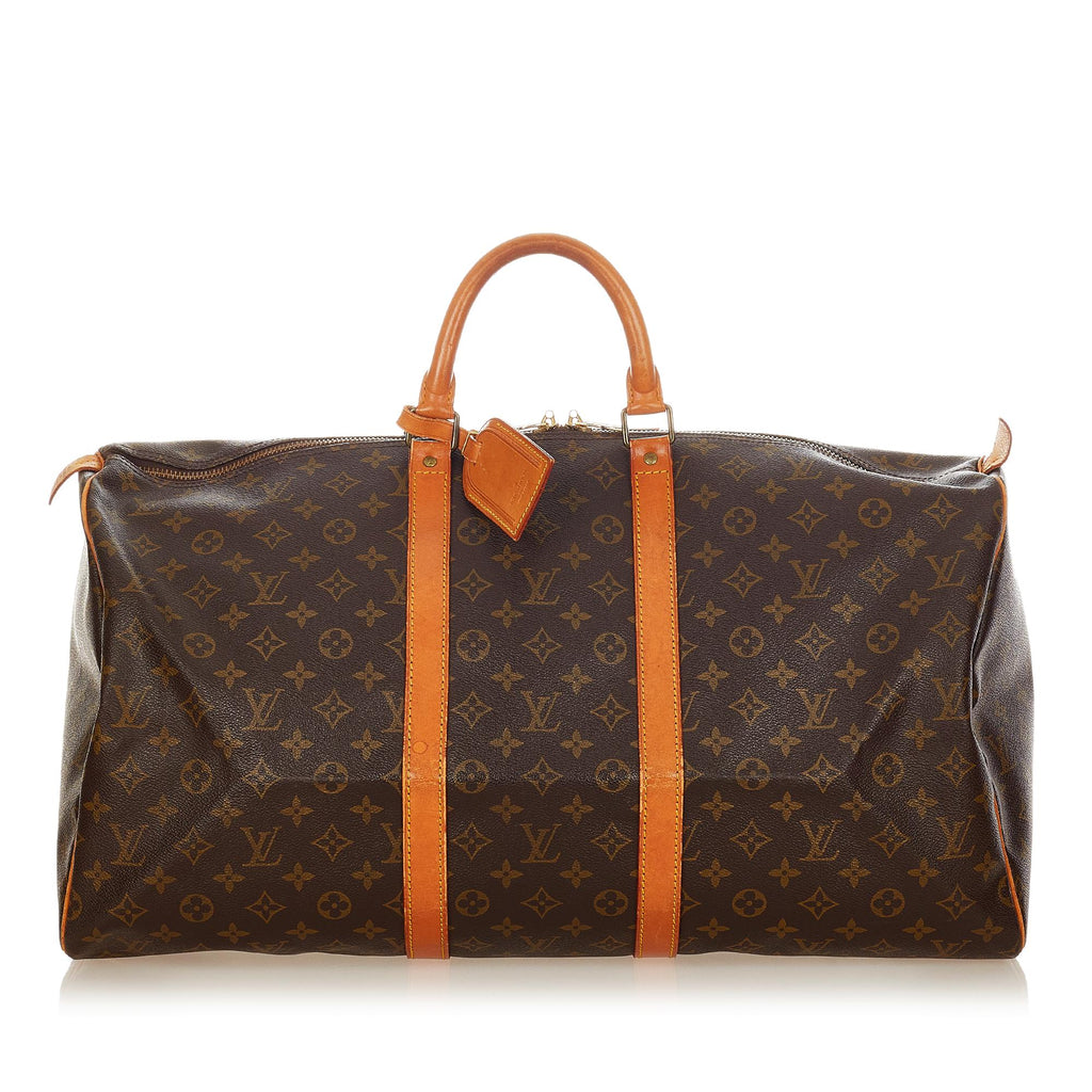 Louis Vuitton Monogram Keepall 55 (SHG-25539)