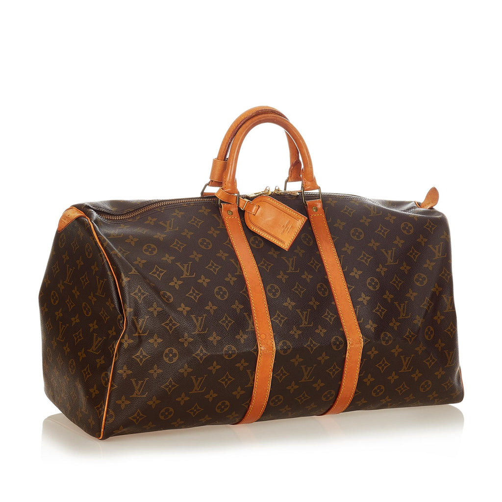 Louis Vuitton Monogram Keepall 55 (SHG-25539)