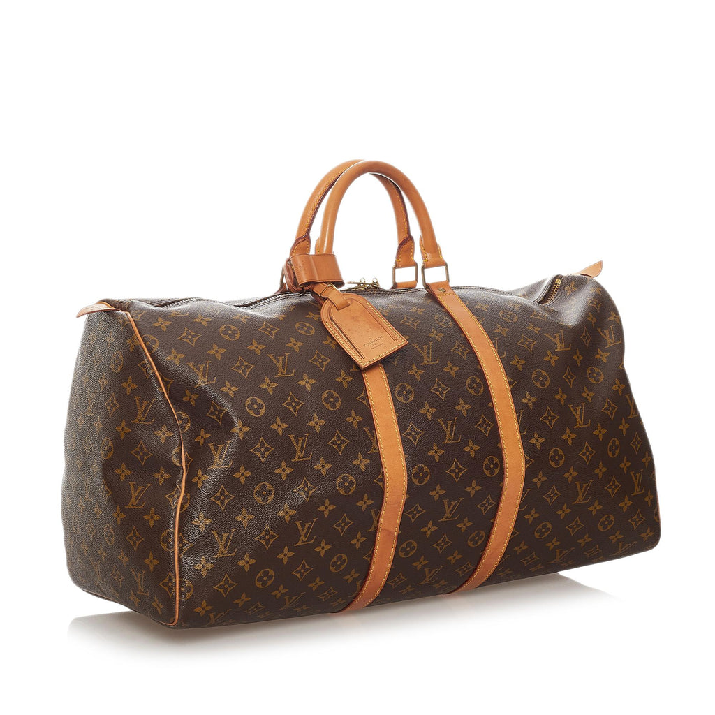 Louis Vuitton Monogram Keepall 55 (SHG-27492)