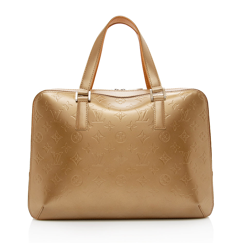Louis Vuitton Monogram Mat Malden Satchel (SHF-15967)