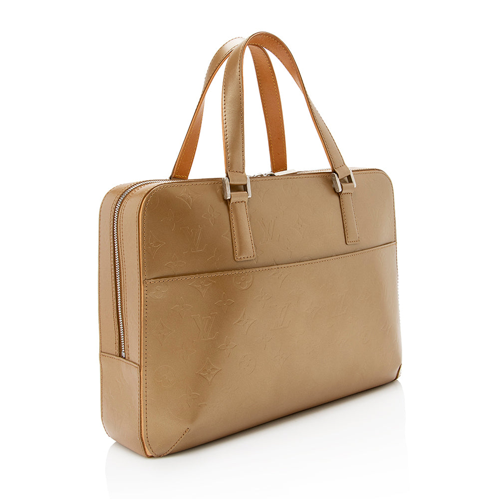 Louis Vuitton Monogram Mat Malden Satchel (SHF-15967)