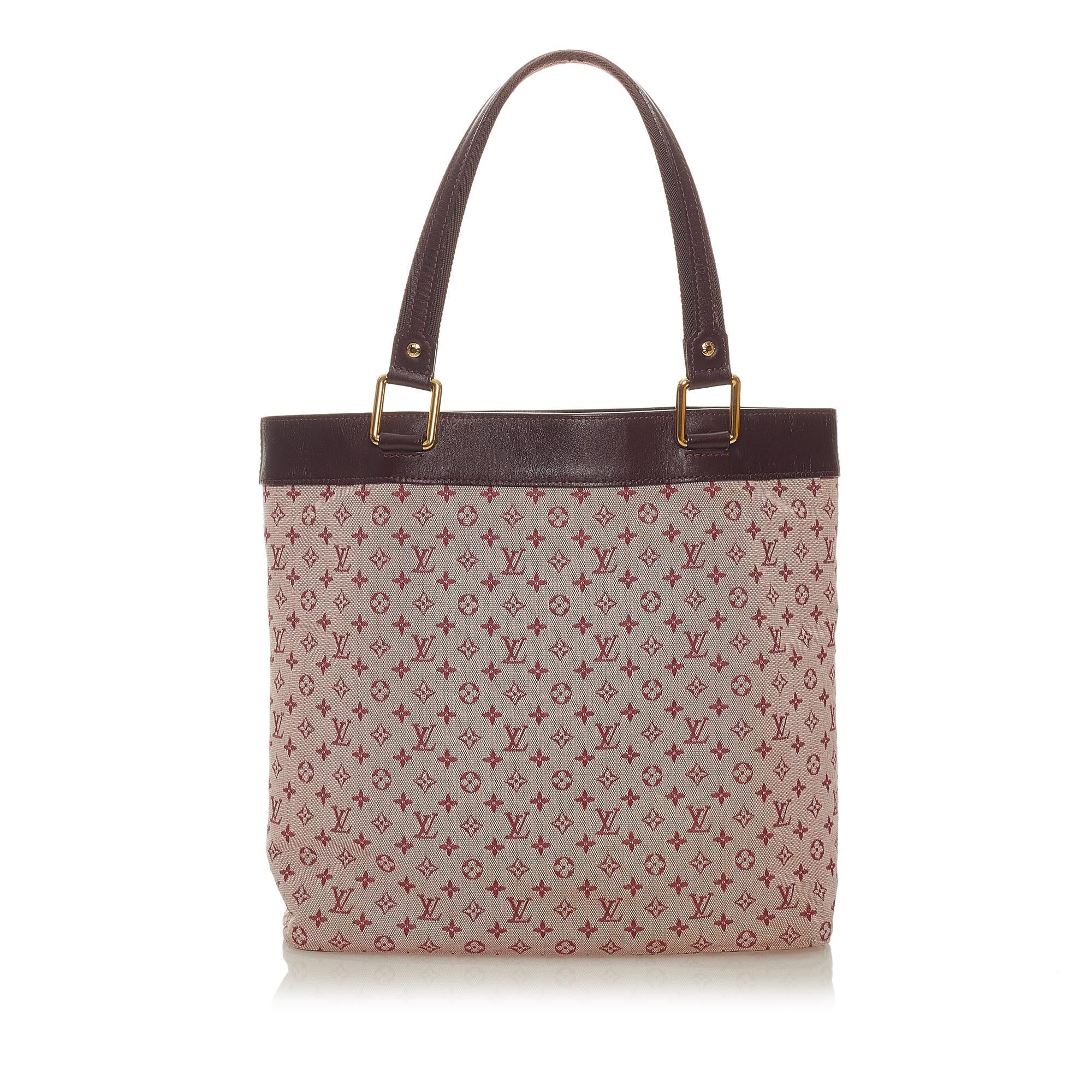 Louis Vuitton Monogram Mini Lin Lucille GM (SHG-27445)