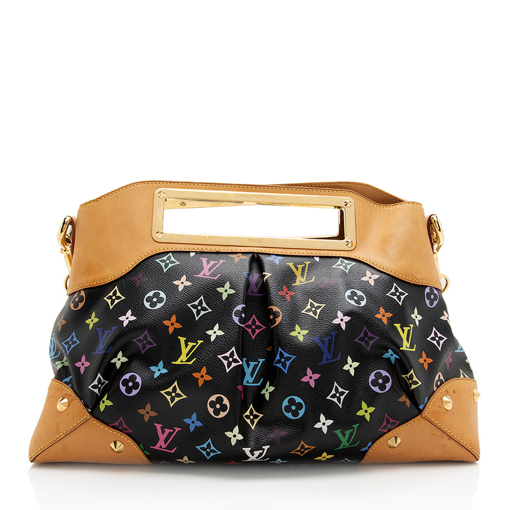 Louis Vuitton Monogram Multicolore Judy GM Shoulder Bag (SHF-18307)