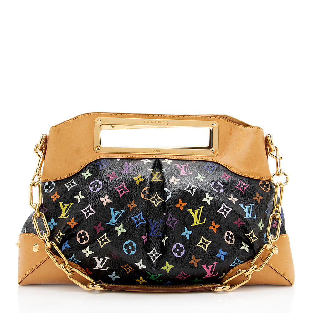 Louis Vuitton Monogram Multicolore Judy GM Shoulder Bag (SHF-18307)