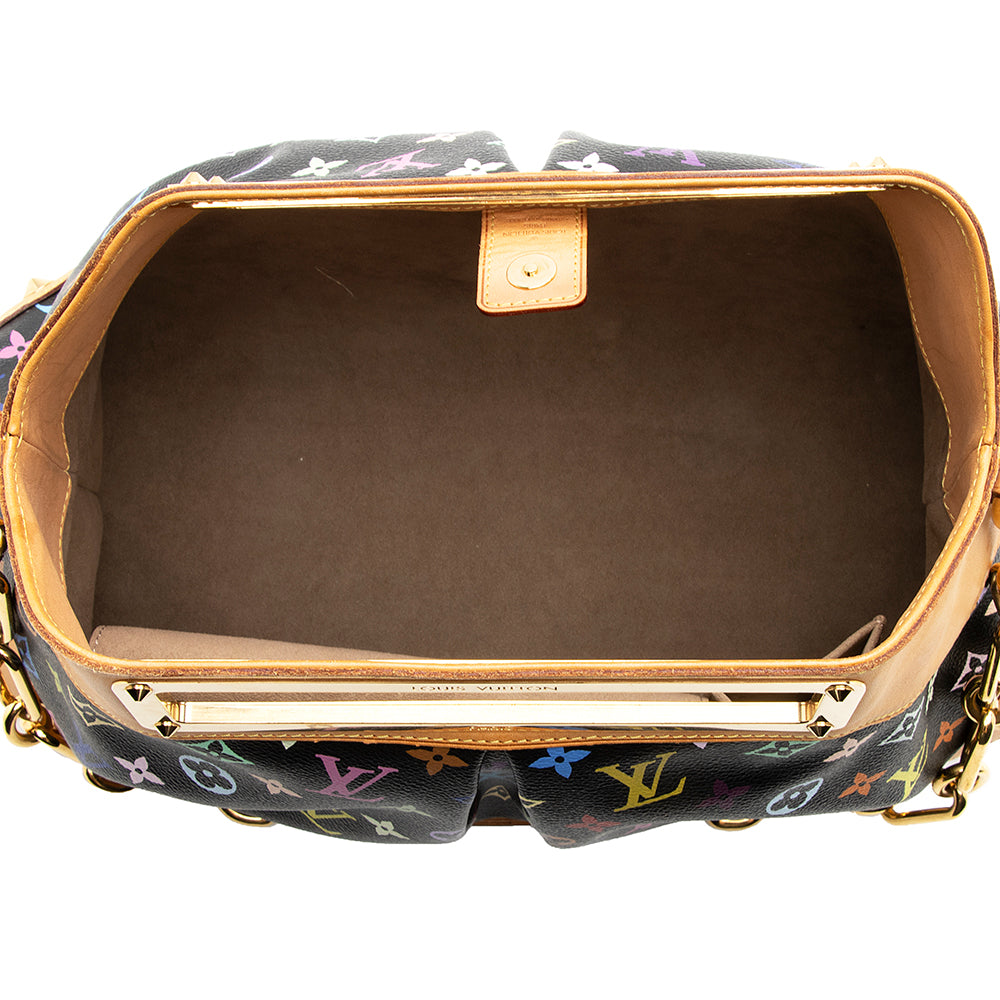 Louis Vuitton Monogram Multicolore Judy GM Shoulder Bag (SHF-18307)