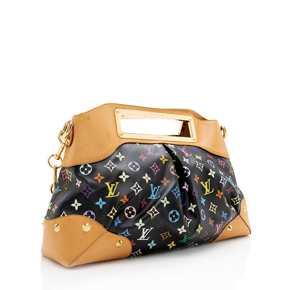 Louis Vuitton Monogram Multicolore Judy GM Shoulder Bag (SHF-18307)