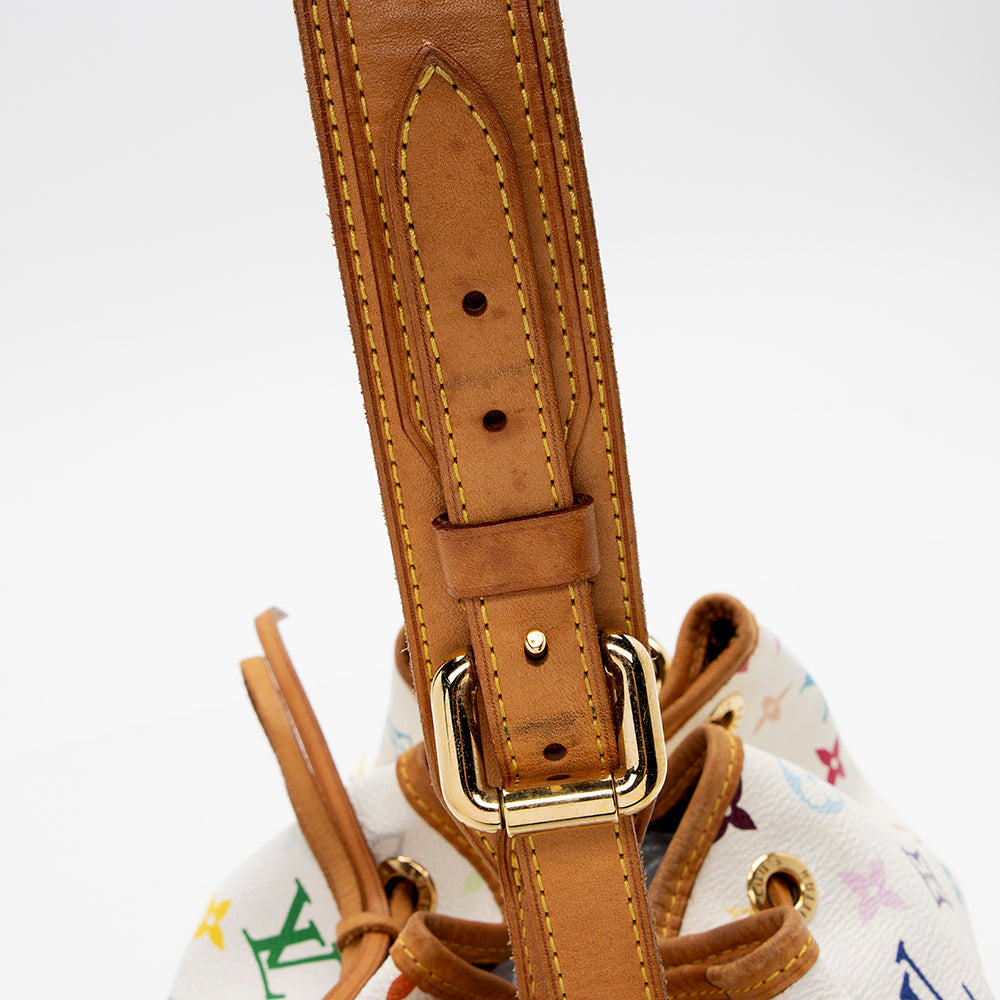 Louis Vuitton Monogram Multicolore Petit Noe Shoulder Bag (SHF-15074)