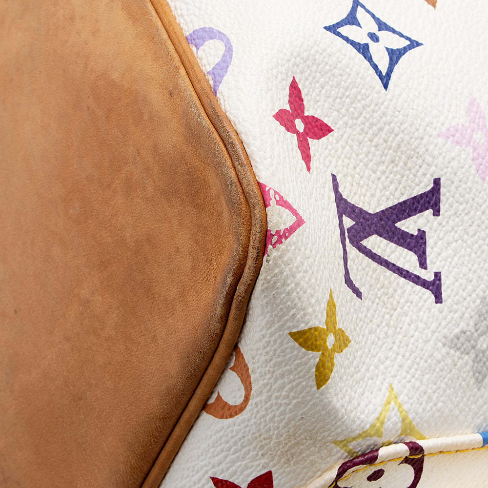 Louis Vuitton Monogram Multicolore Petit Noe Shoulder Bag (SHF-15074)