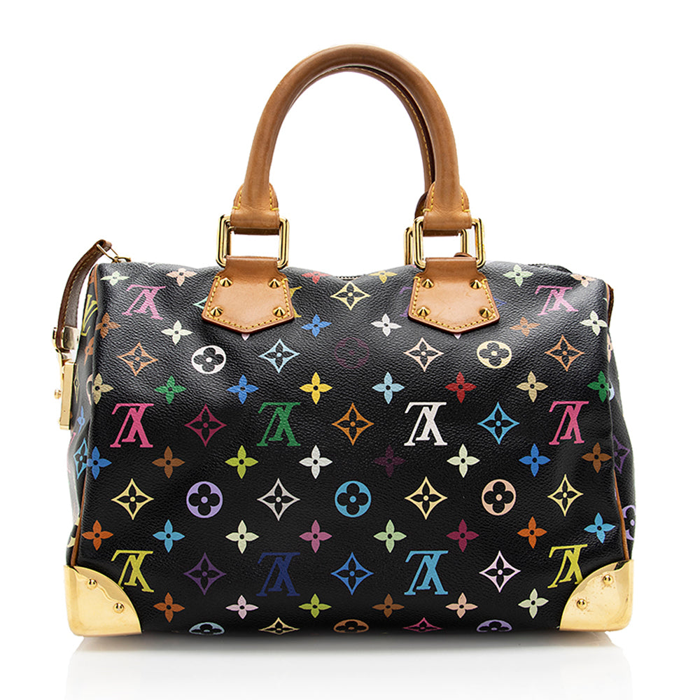 Louis Vuitton Monogram Multicolore Speedy 30 Satchel (SHF-18284)