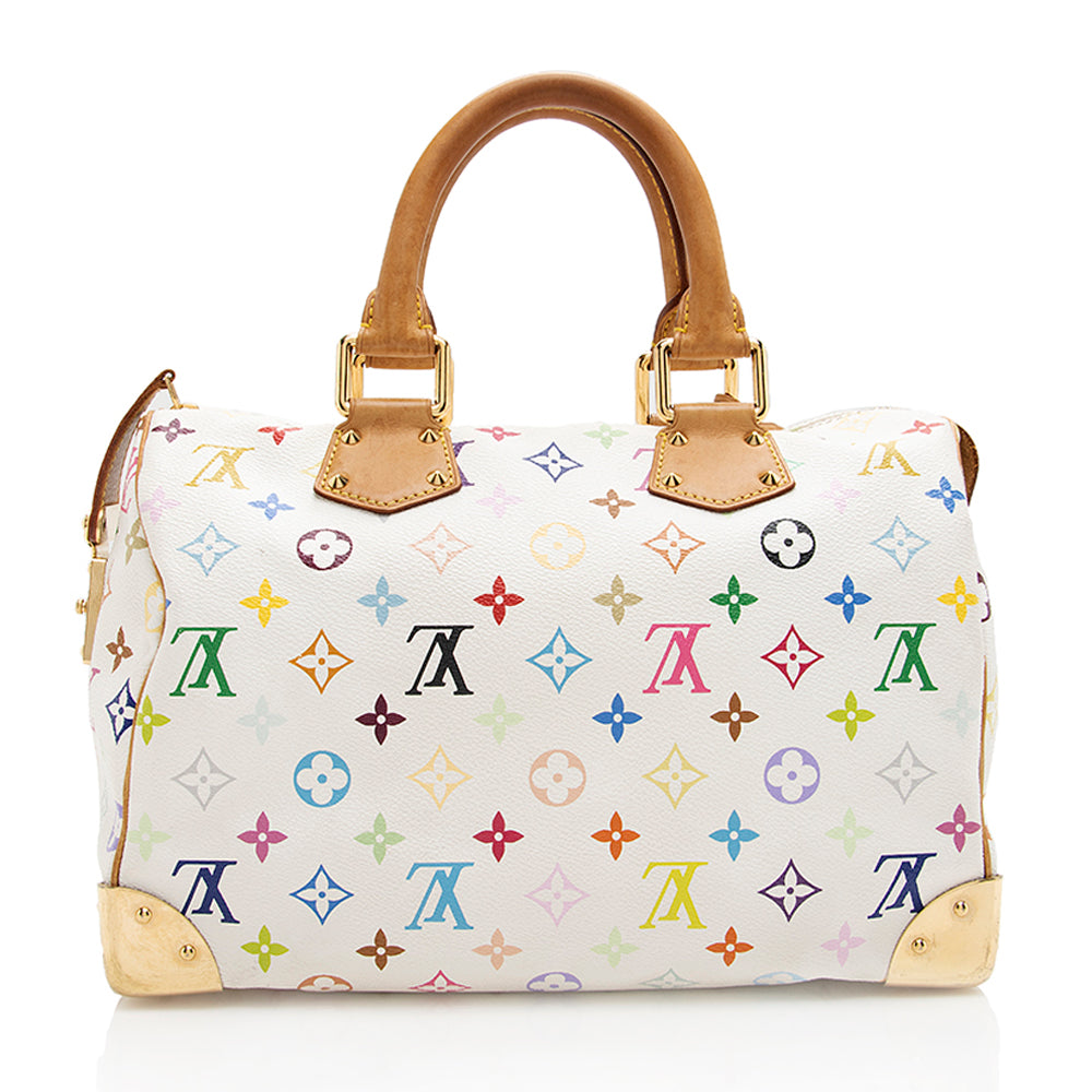 Louis Vuitton Monogram Multicolore Speedy 30 Satchel (SHF-18302)
