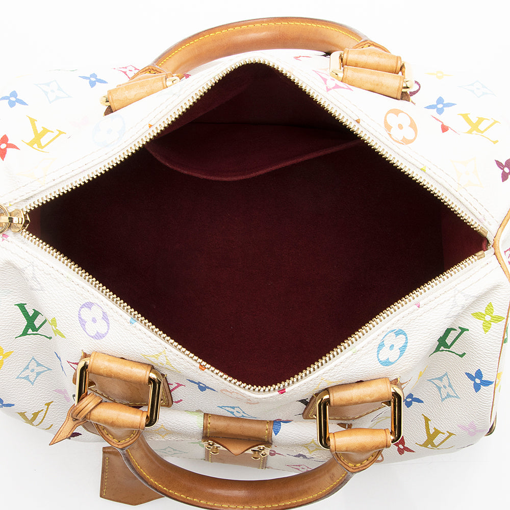 Louis Vuitton Monogram Multicolore Speedy 30 Satchel (SHF-18302)