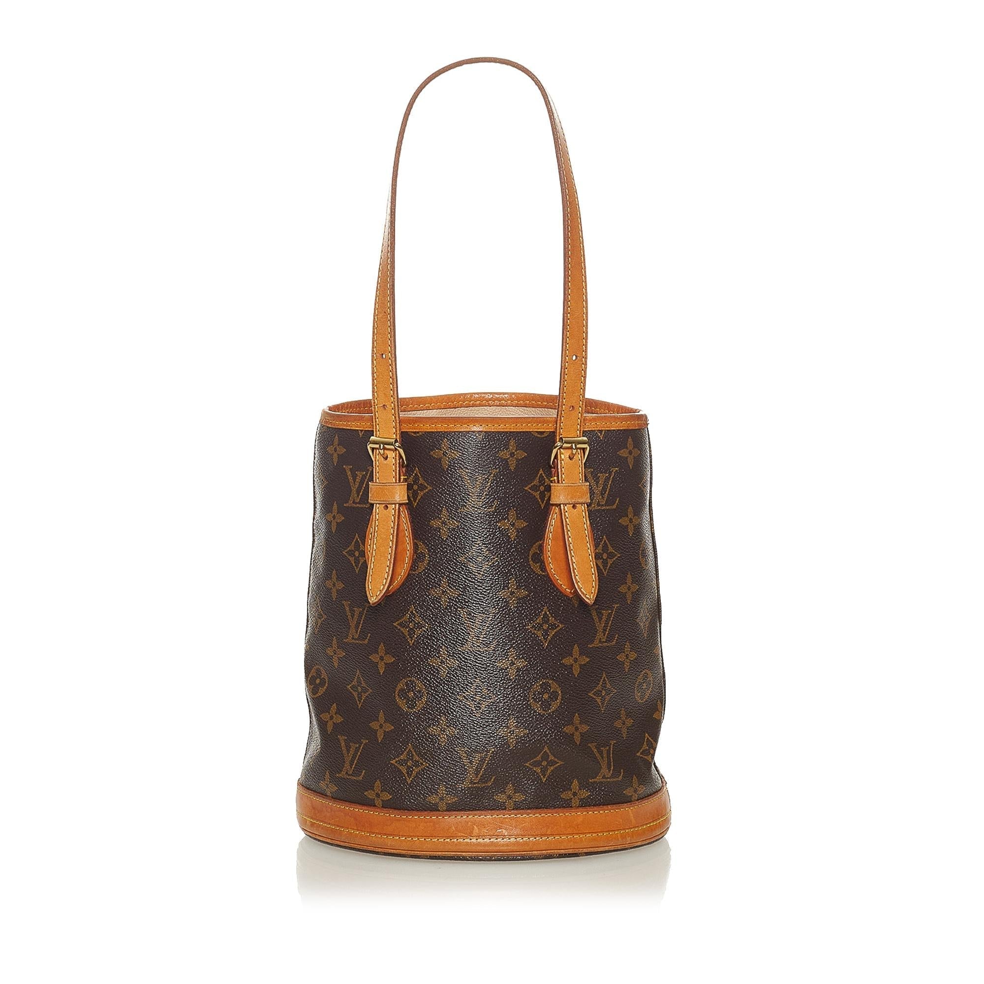 Louis Vuitton Monogram Petit Bucket (SHG-27760)