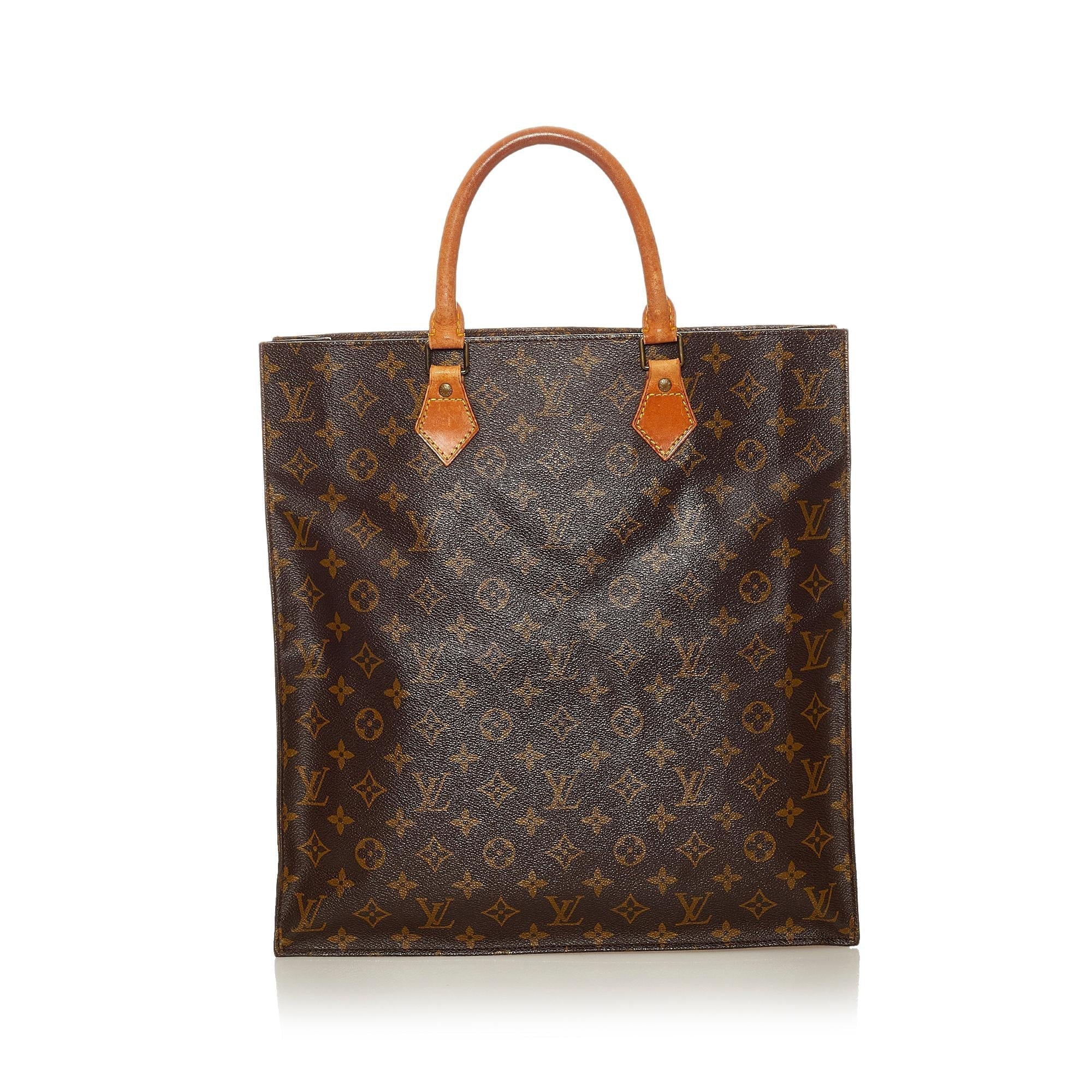 Louis Vuitton Monogram Sac Plat (SHG-27809)