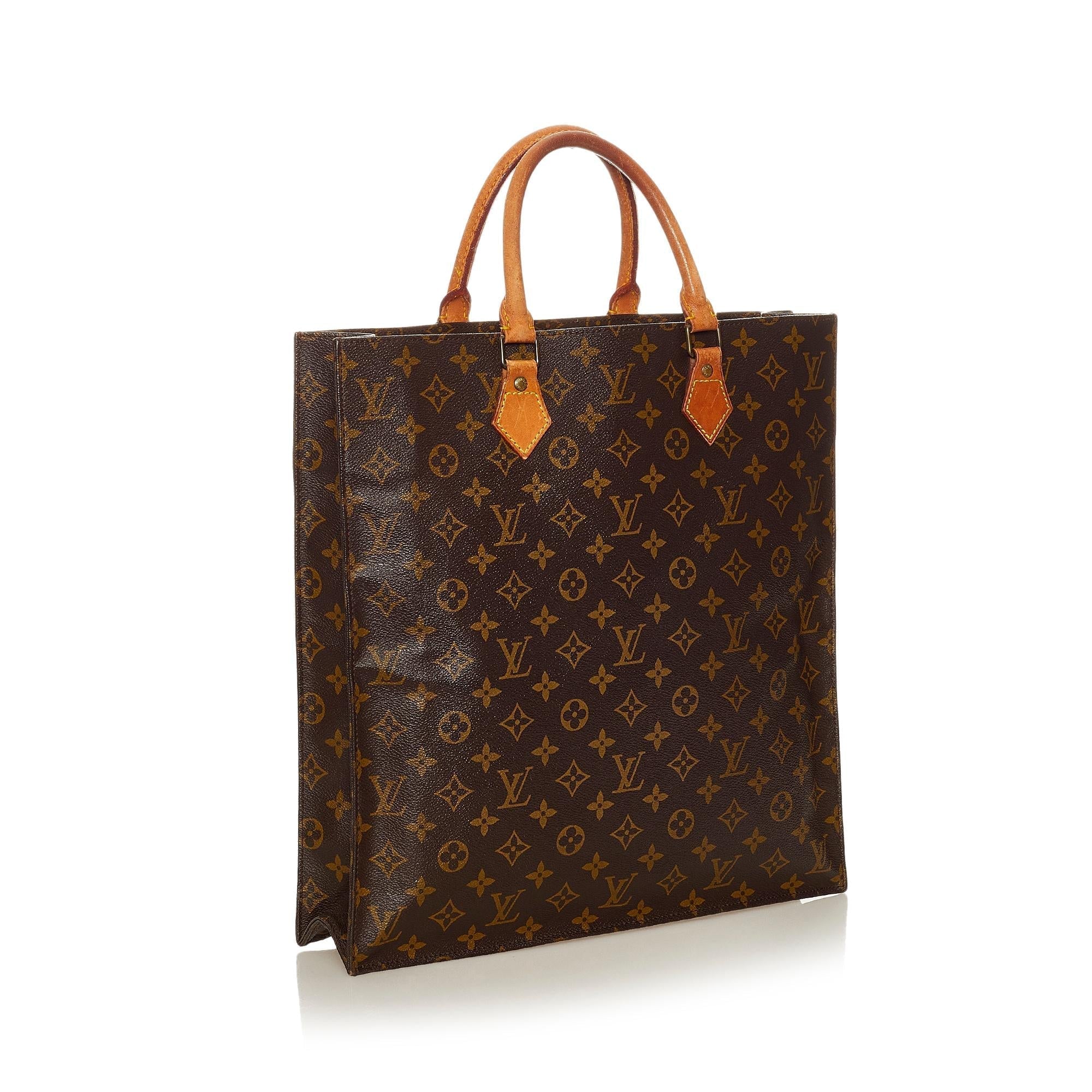 Louis Vuitton Monogram Sac Plat (SHG-27809)