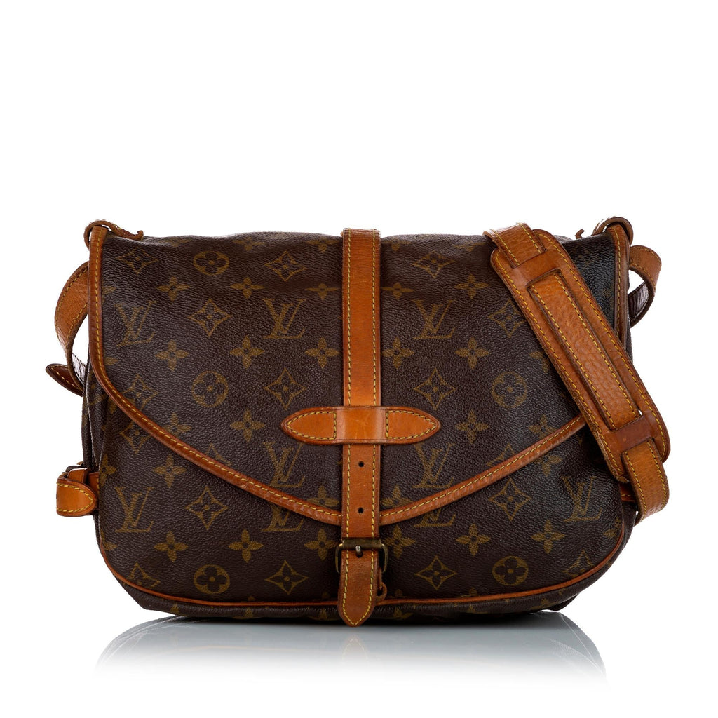 Louis Vuitton Monogram Saumur 25 (SHG-27526)