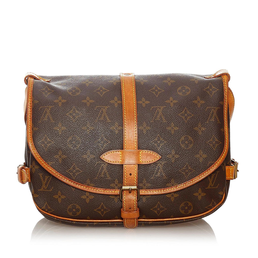 Louis Vuitton Monogram Saumur 25 (SHG-27700)