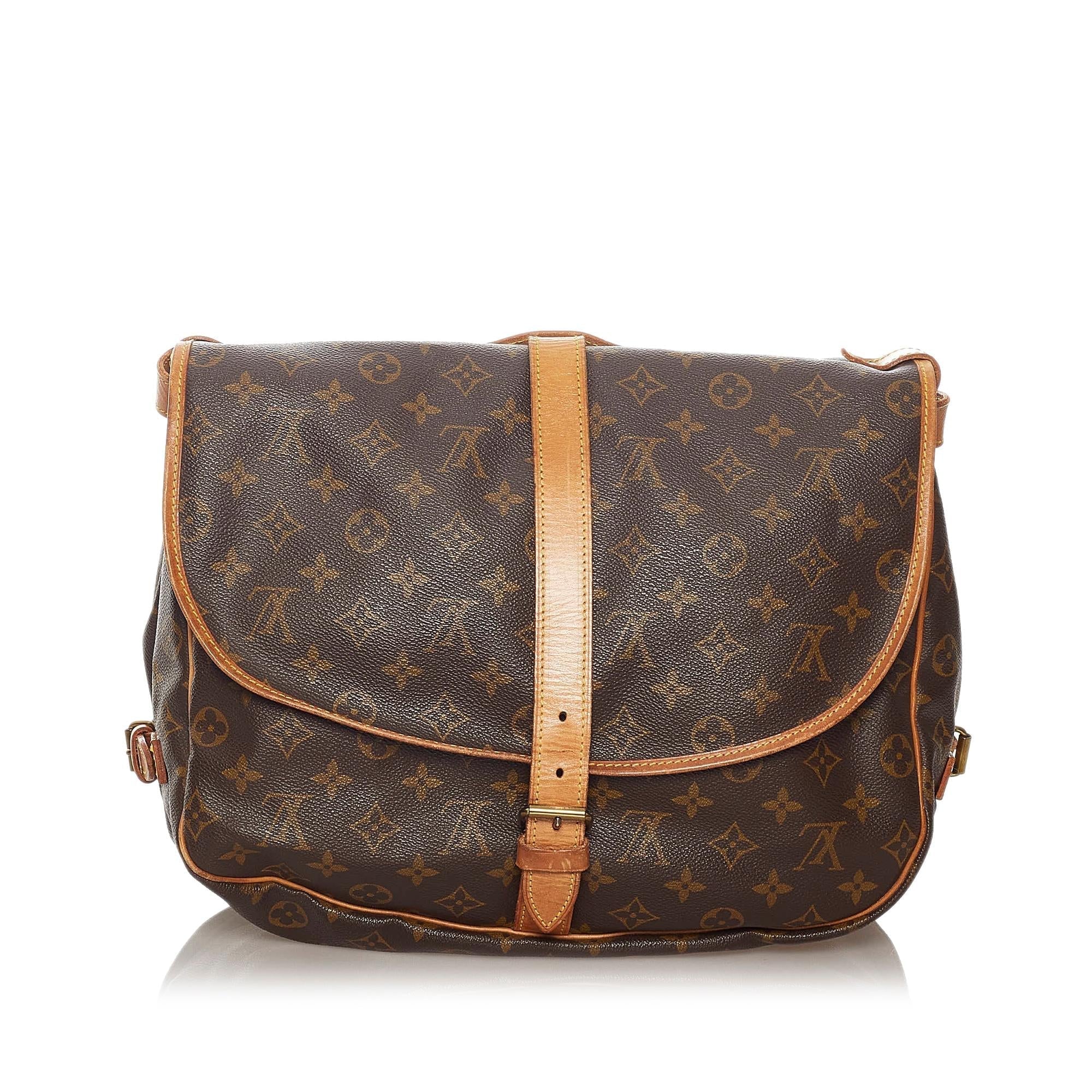 Louis Vuitton Monogram Saumur 35 (SHG-27755)