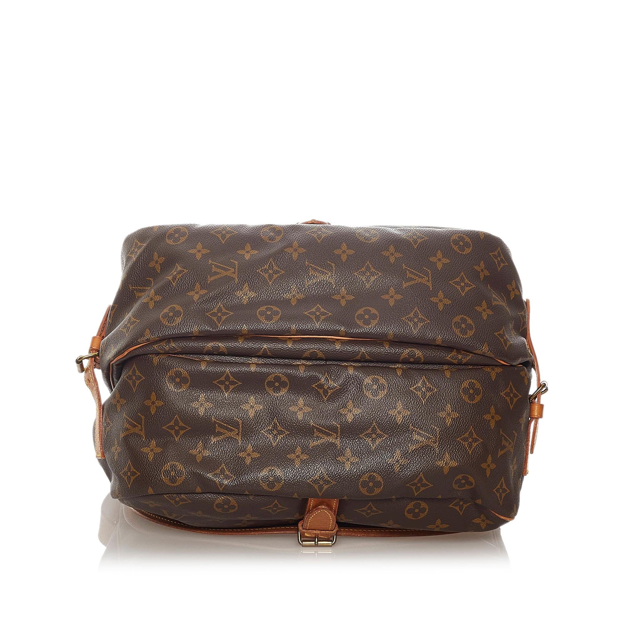 Louis Vuitton Monogram Saumur 35 (SHG-27755)