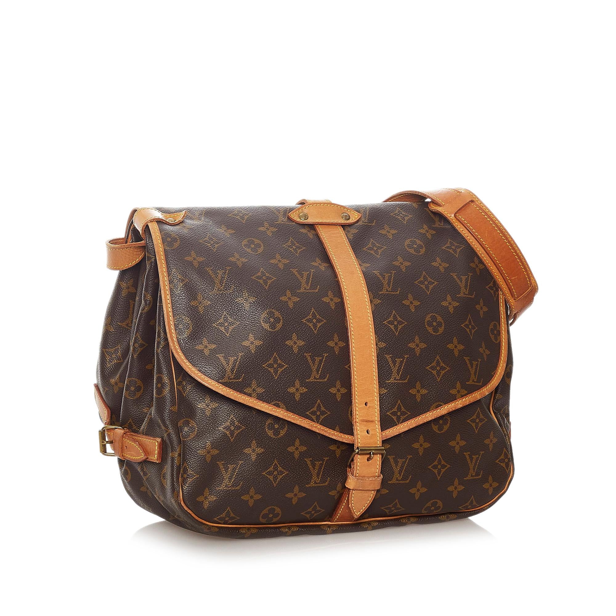 Louis Vuitton Monogram Saumur 35 (SHG-27755)
