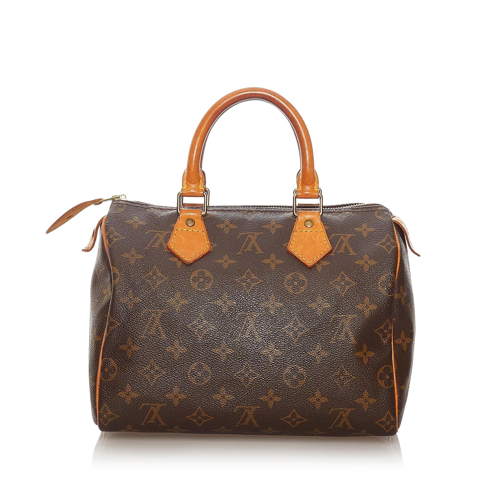 Louis Vuitton Monogram Speedy 25 (SHG-27840)