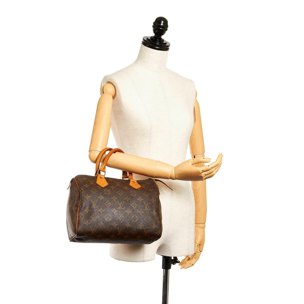 Louis Vuitton Monogram Speedy 25 (SHG-27840)