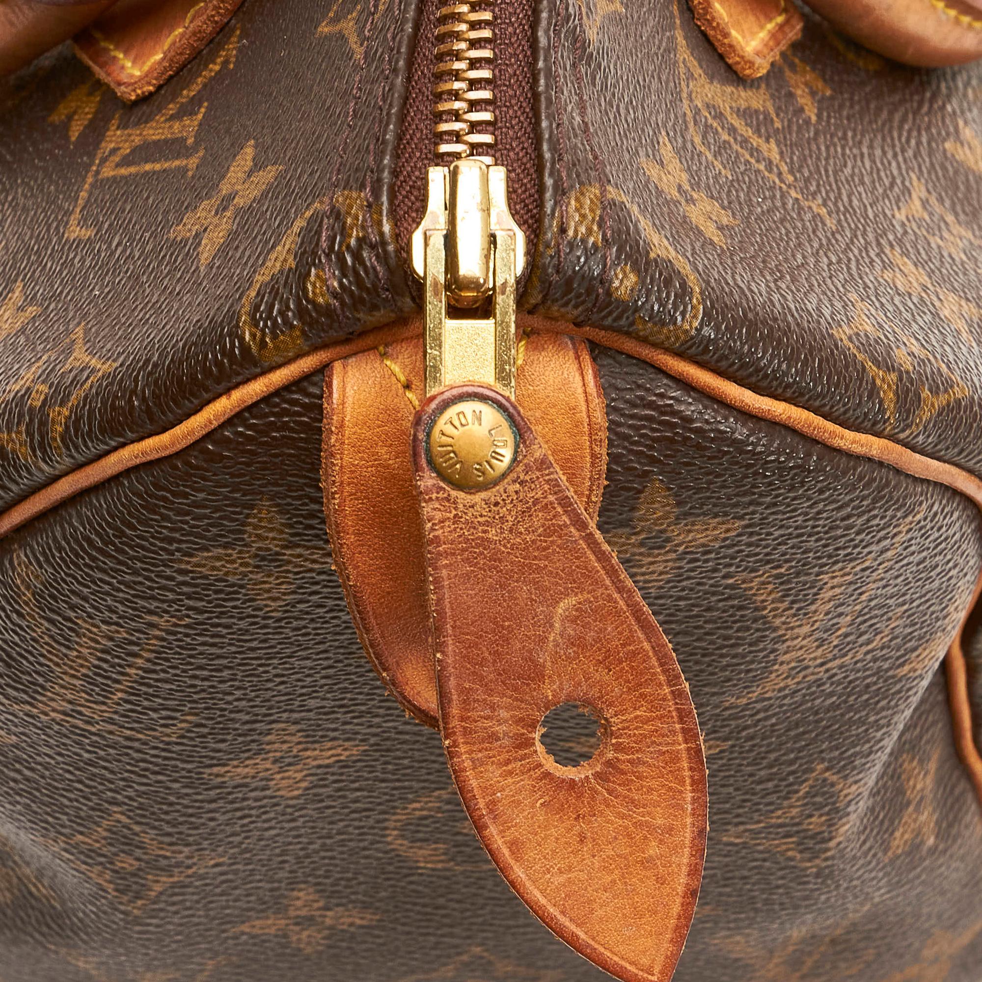 Louis Vuitton Monogram Speedy 25 (SHG-27885)