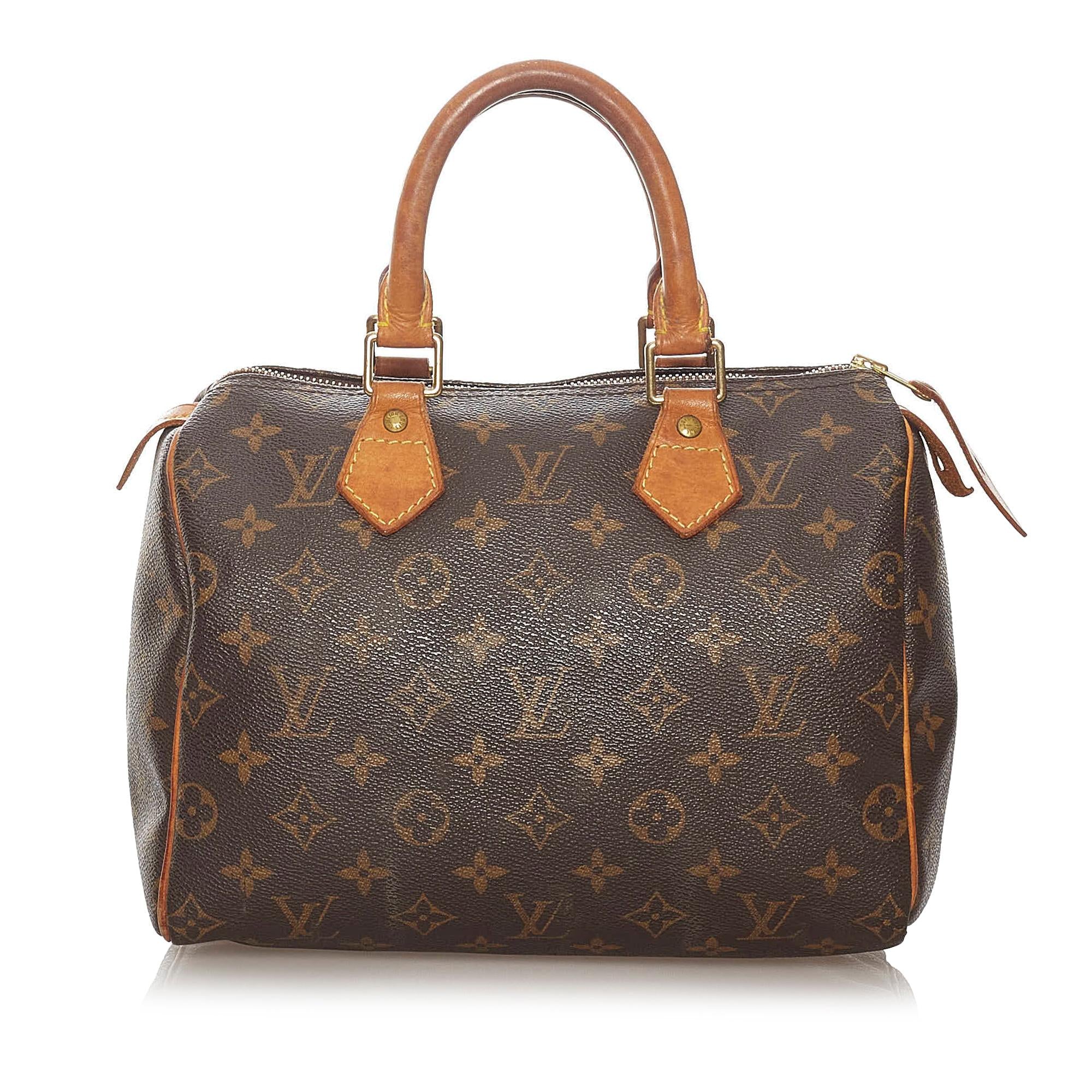 Louis Vuitton Monogram Speedy 25 (SHG-27885)