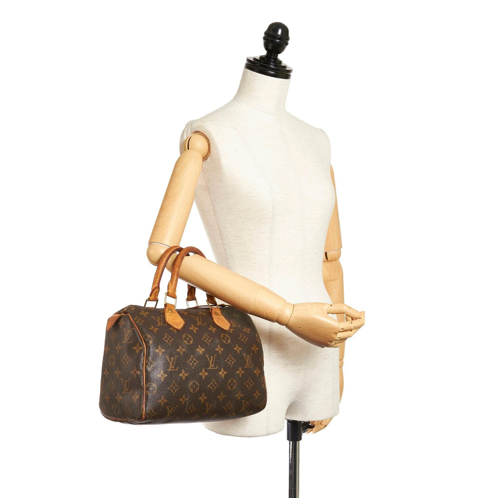 Louis Vuitton Monogram Speedy 25 (SHG-27885)