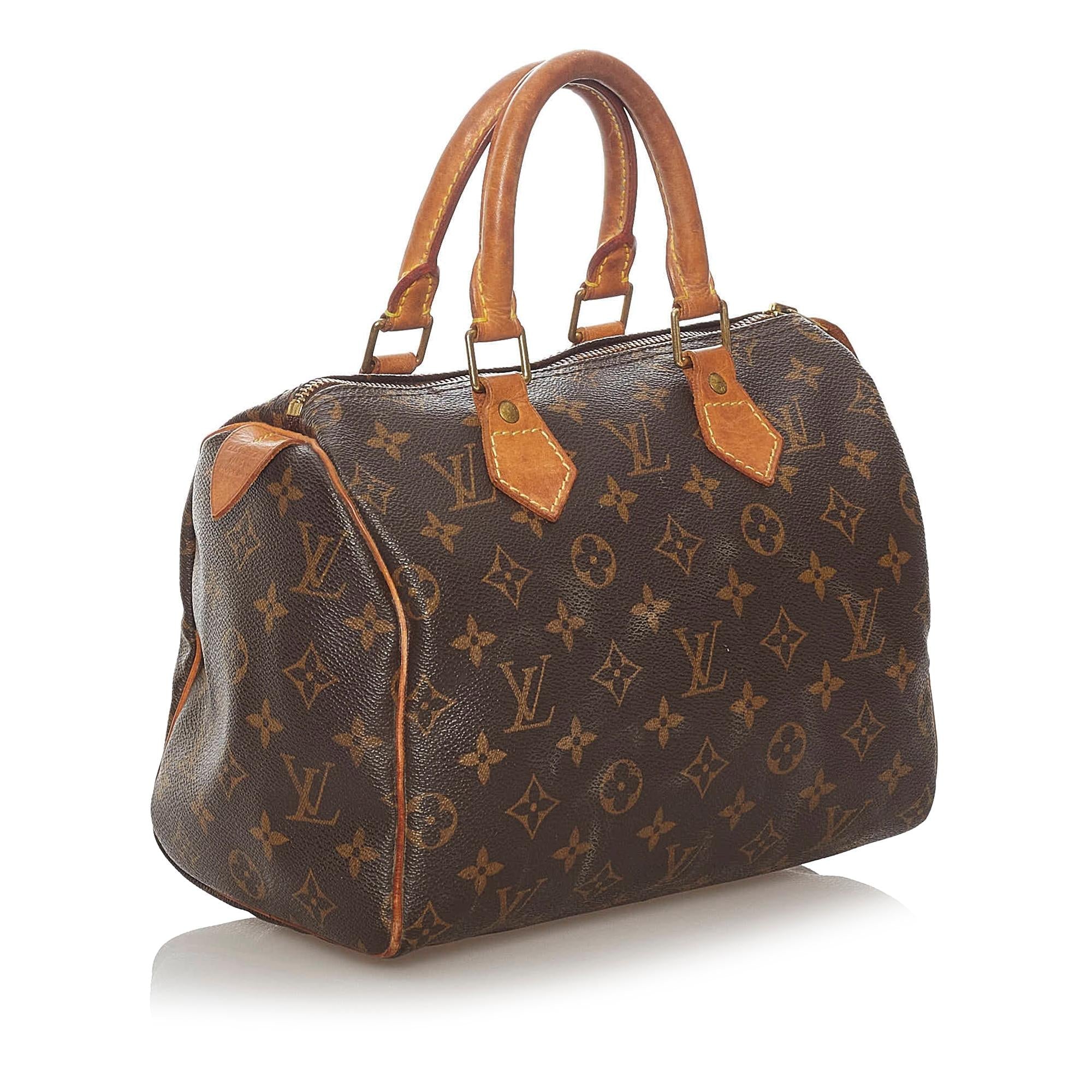 Louis Vuitton Monogram Speedy 25 (SHG-27885)