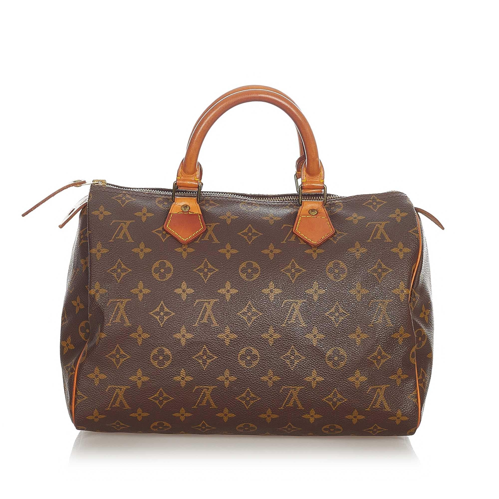 Louis Vuitton Monogram Speedy 30 (SHG-22126)