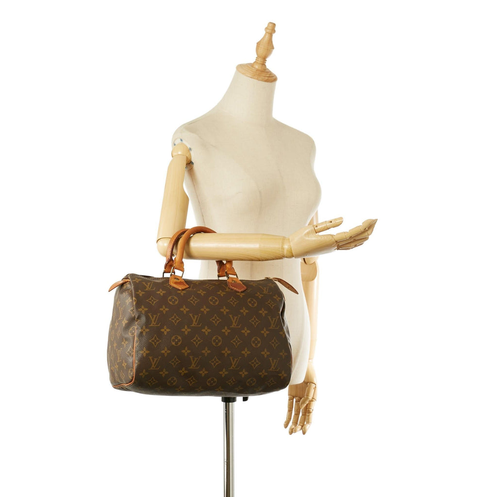 Louis Vuitton Monogram Speedy 30 (SHG-22126)