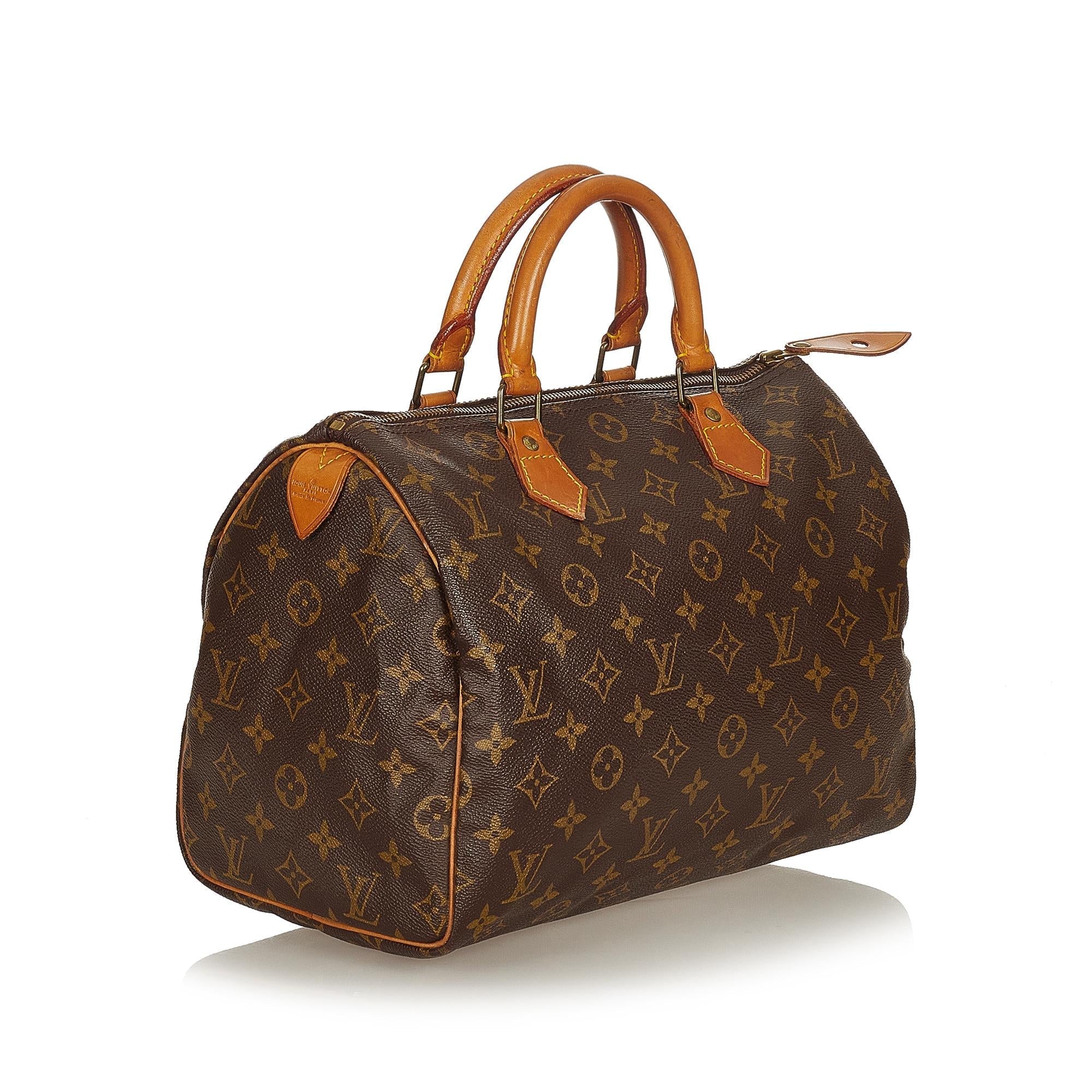 Louis Vuitton Monogram Speedy 30 (SHG-26853)