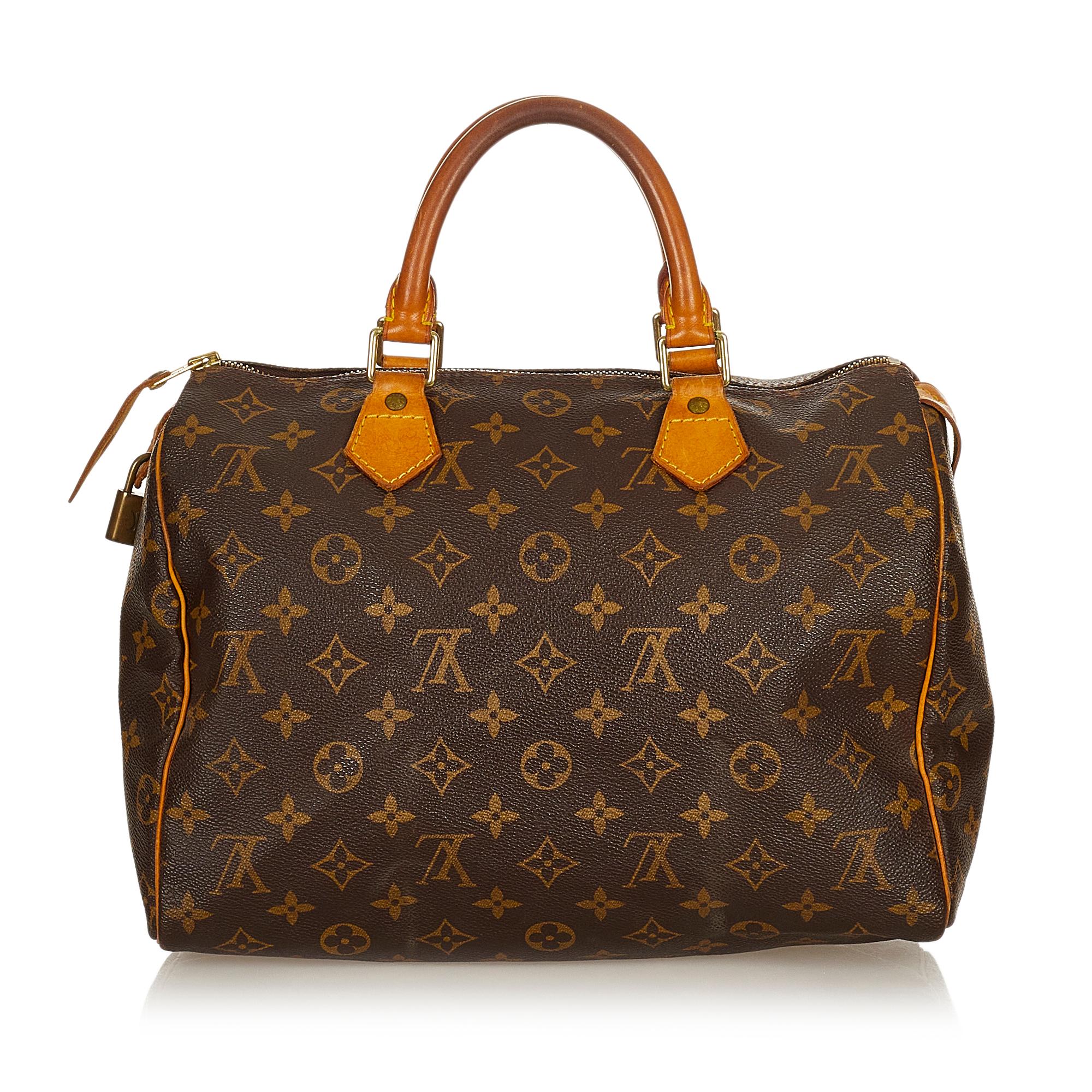 Louis Vuitton Monogram Speedy 30 (SHG-27119)