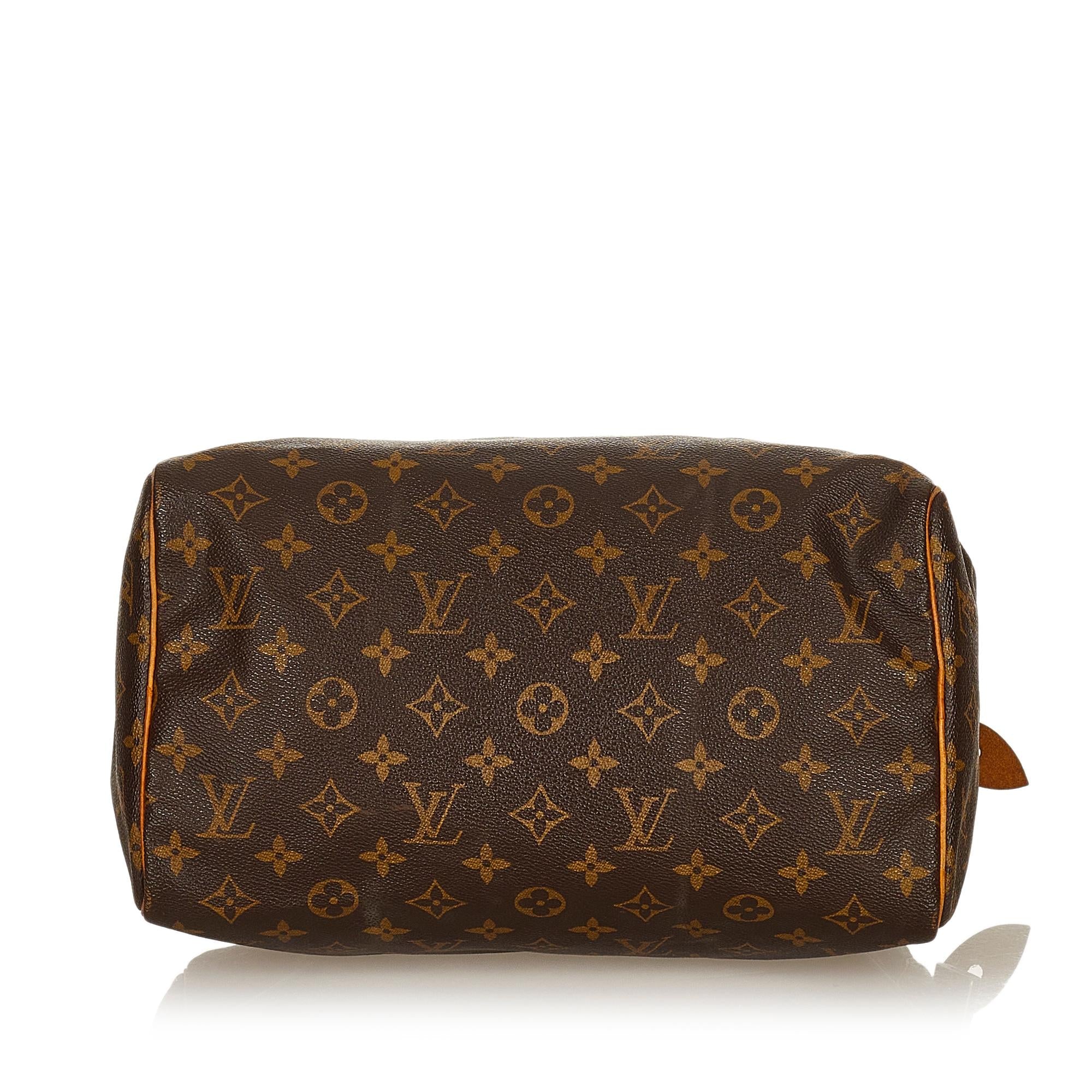 Louis Vuitton Monogram Speedy 30 (SHG-27119)