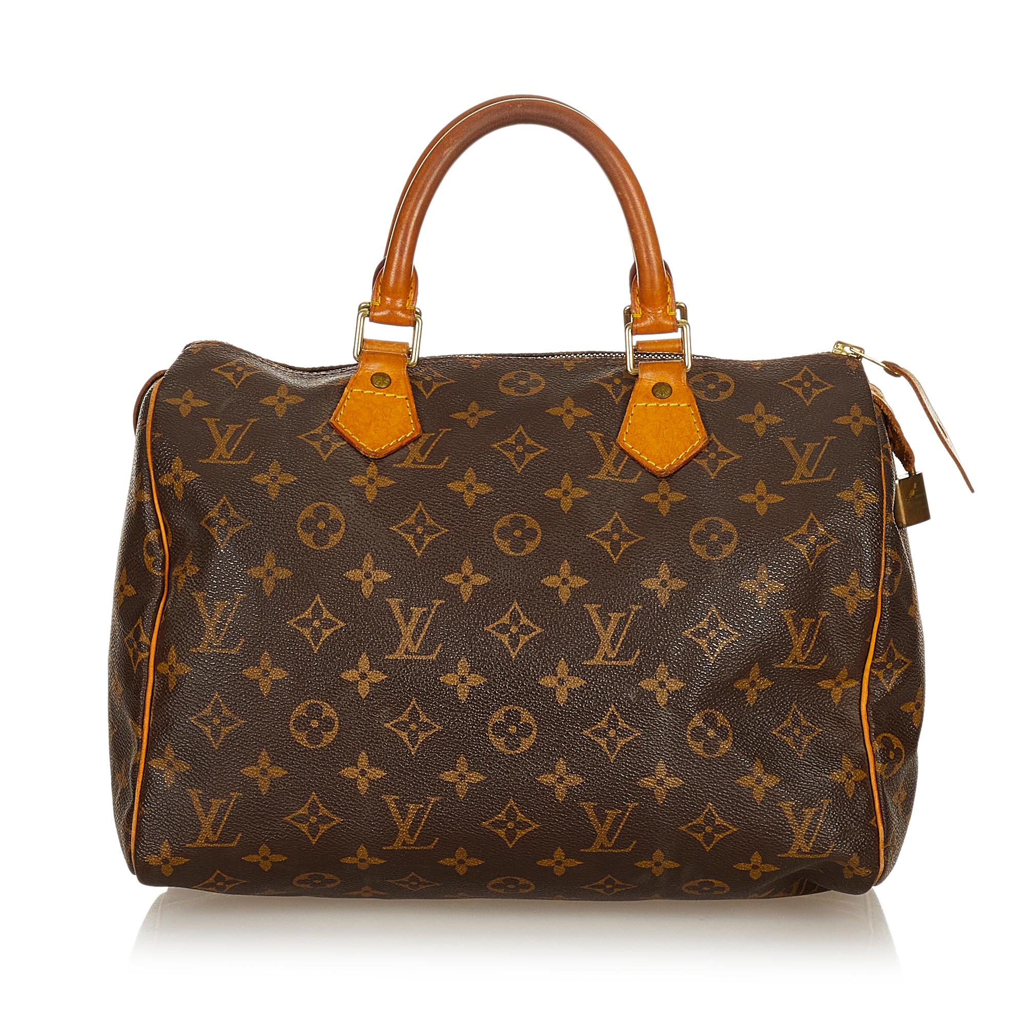 Louis Vuitton Monogram Speedy 30 (SHG-27119)