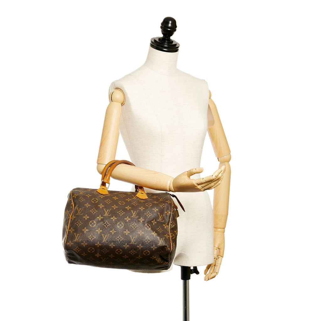 Louis Vuitton Monogram Speedy 30 (SHG-27119)