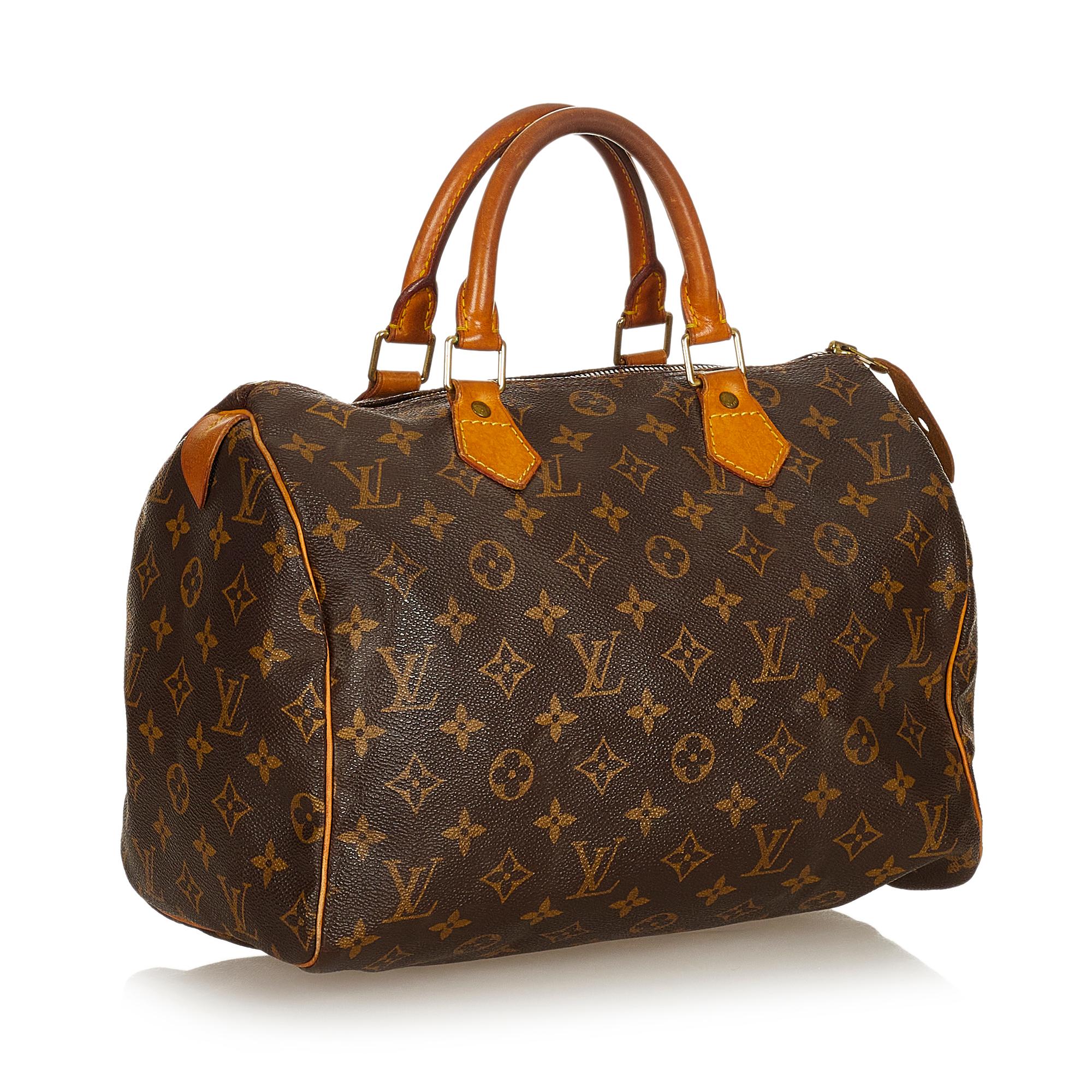 Louis Vuitton Monogram Speedy 30 (SHG-27119)