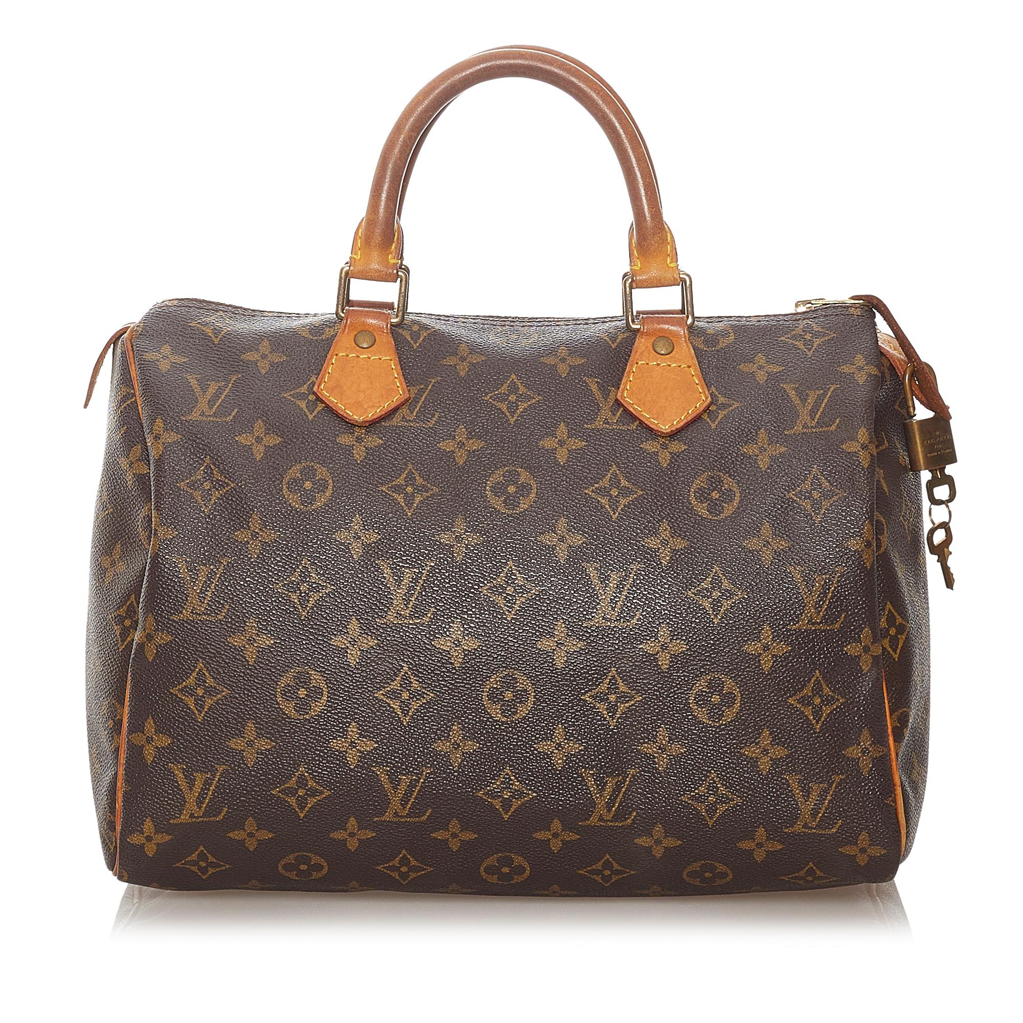 Louis Vuitton Monogram Speedy 30 (SHG-27244)