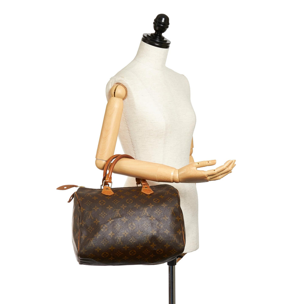 Louis Vuitton Monogram Speedy 30 (SHG-27429)