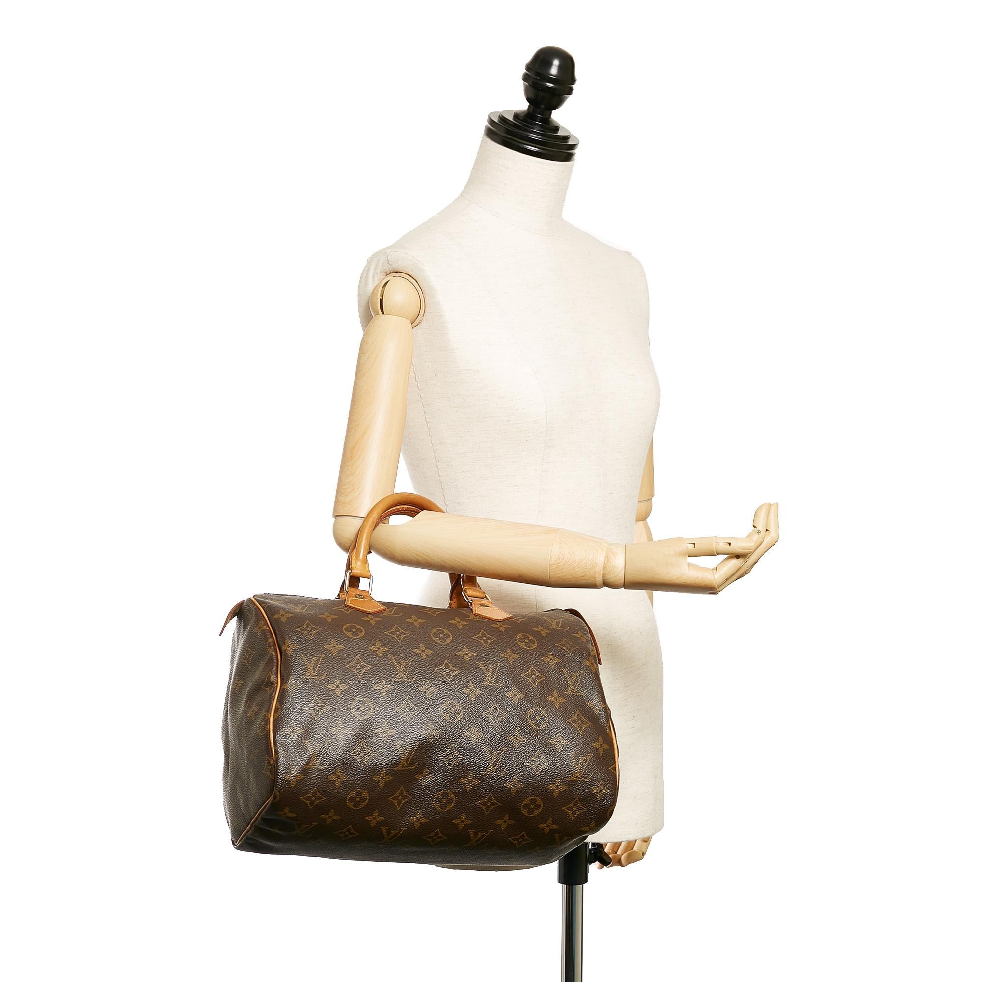 Louis Vuitton Monogram Speedy 30 (SHG-27589)