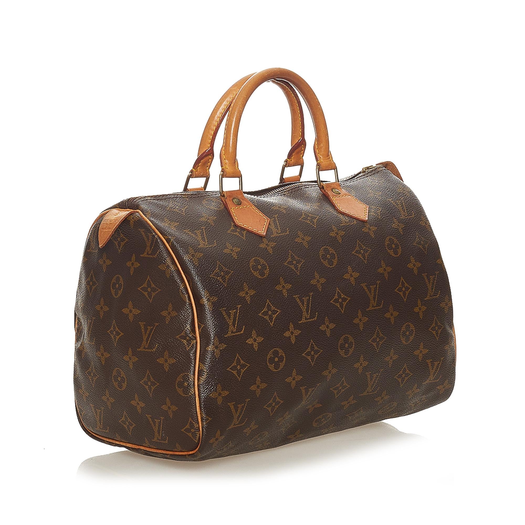 Louis Vuitton Monogram Speedy 30 (SHG-27589)