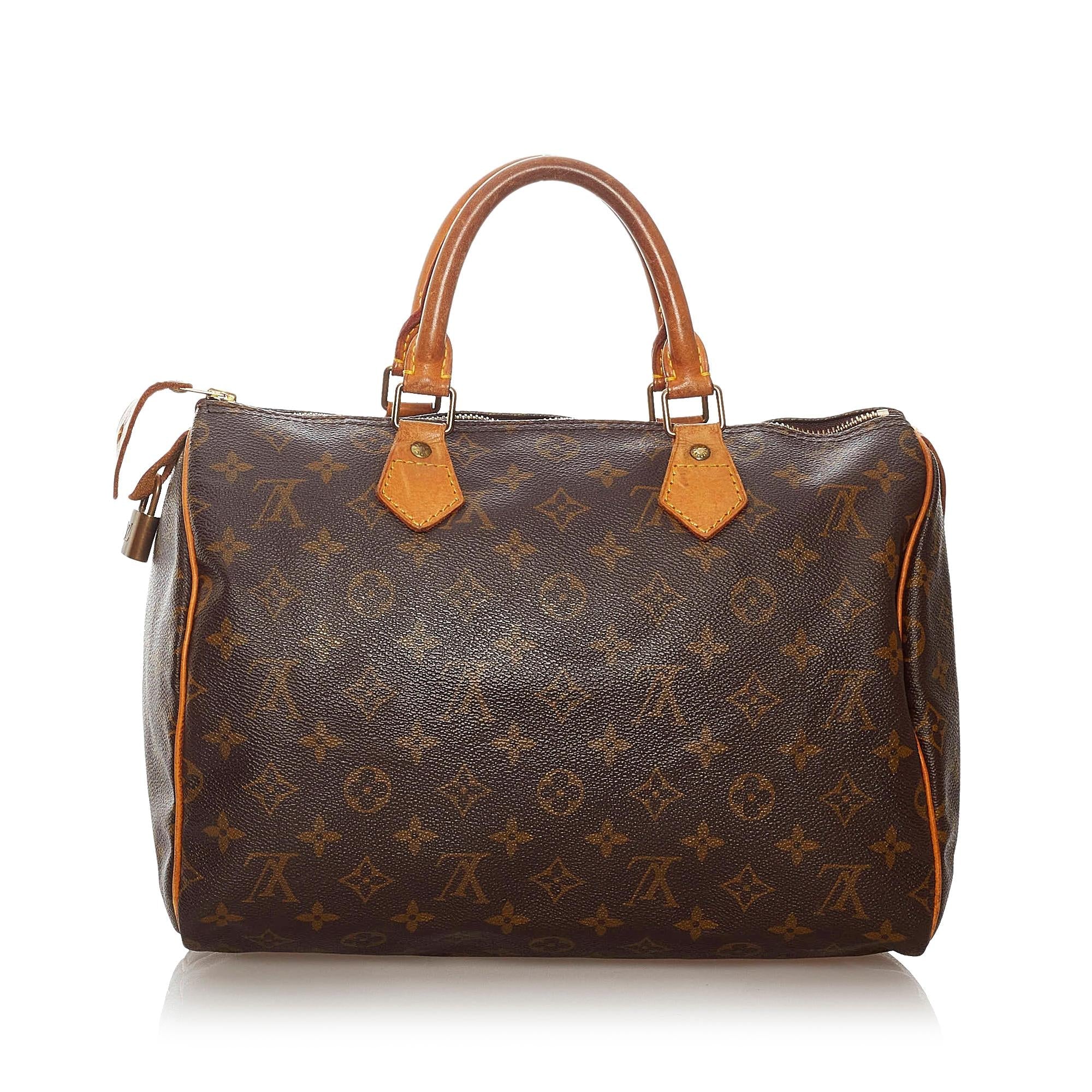 Louis Vuitton Monogram Speedy 30 (SHG-27738)