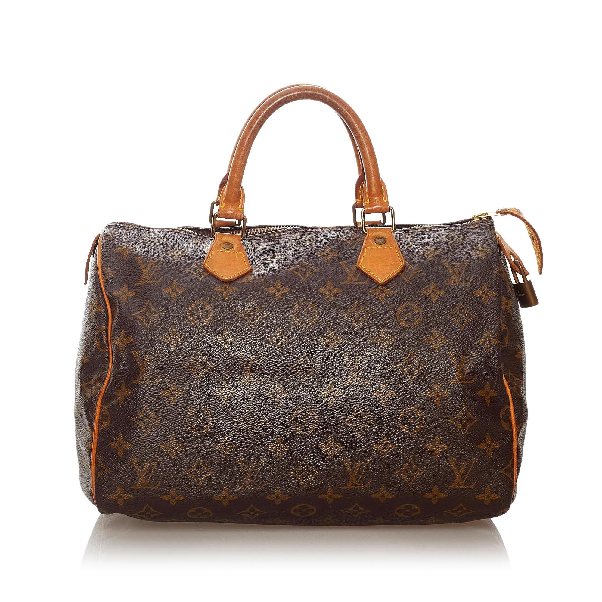 Louis Vuitton Monogram Speedy 30 (SHG-27738)