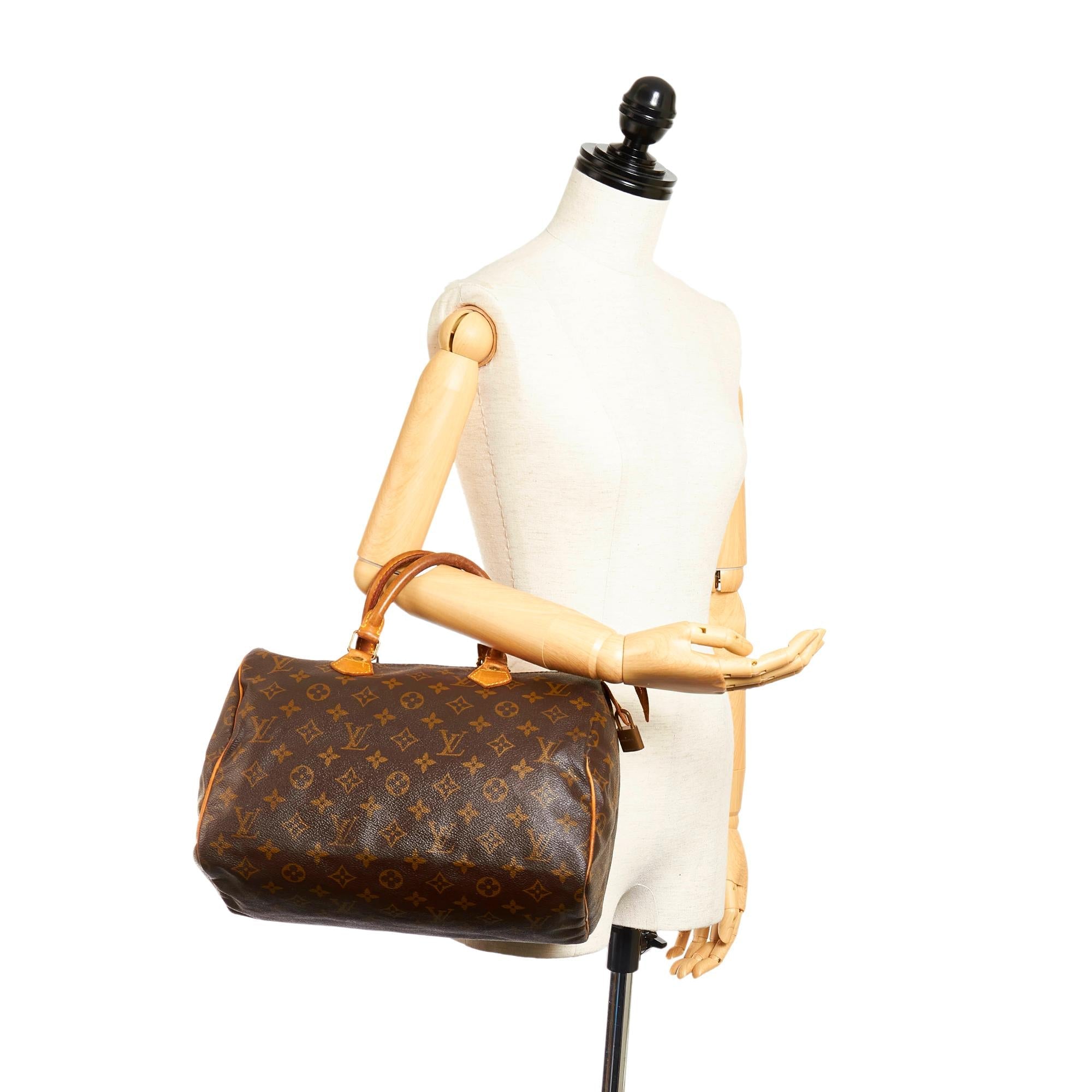 Louis Vuitton Monogram Speedy 30 (SHG-27738)
