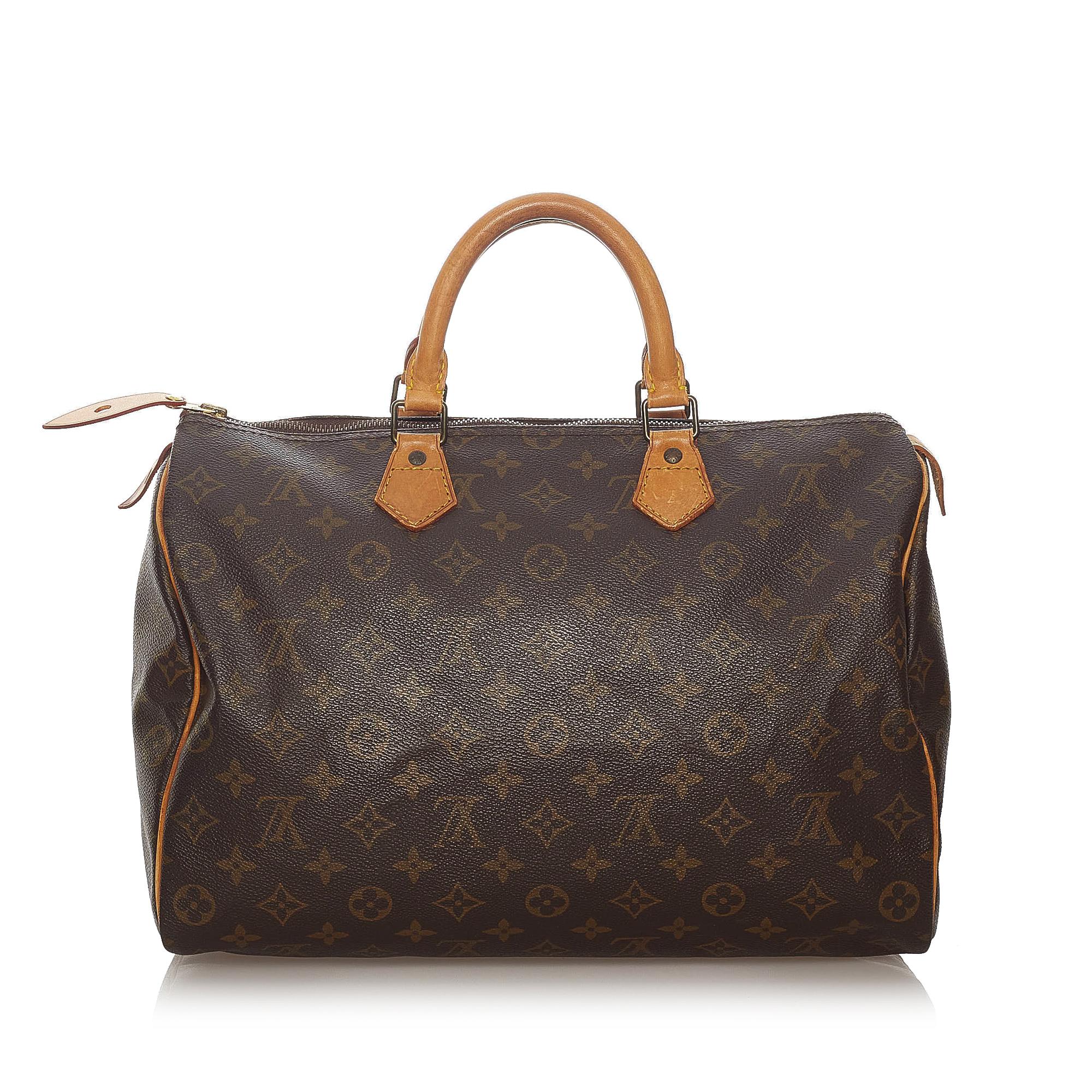 Louis Vuitton Monogram Speedy 30 (SHG-27851)