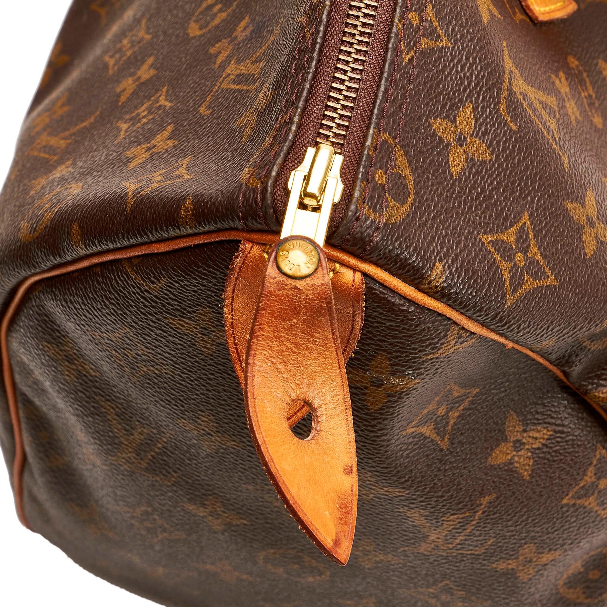 Louis Vuitton Monogram Speedy 35 (SHG-27882)