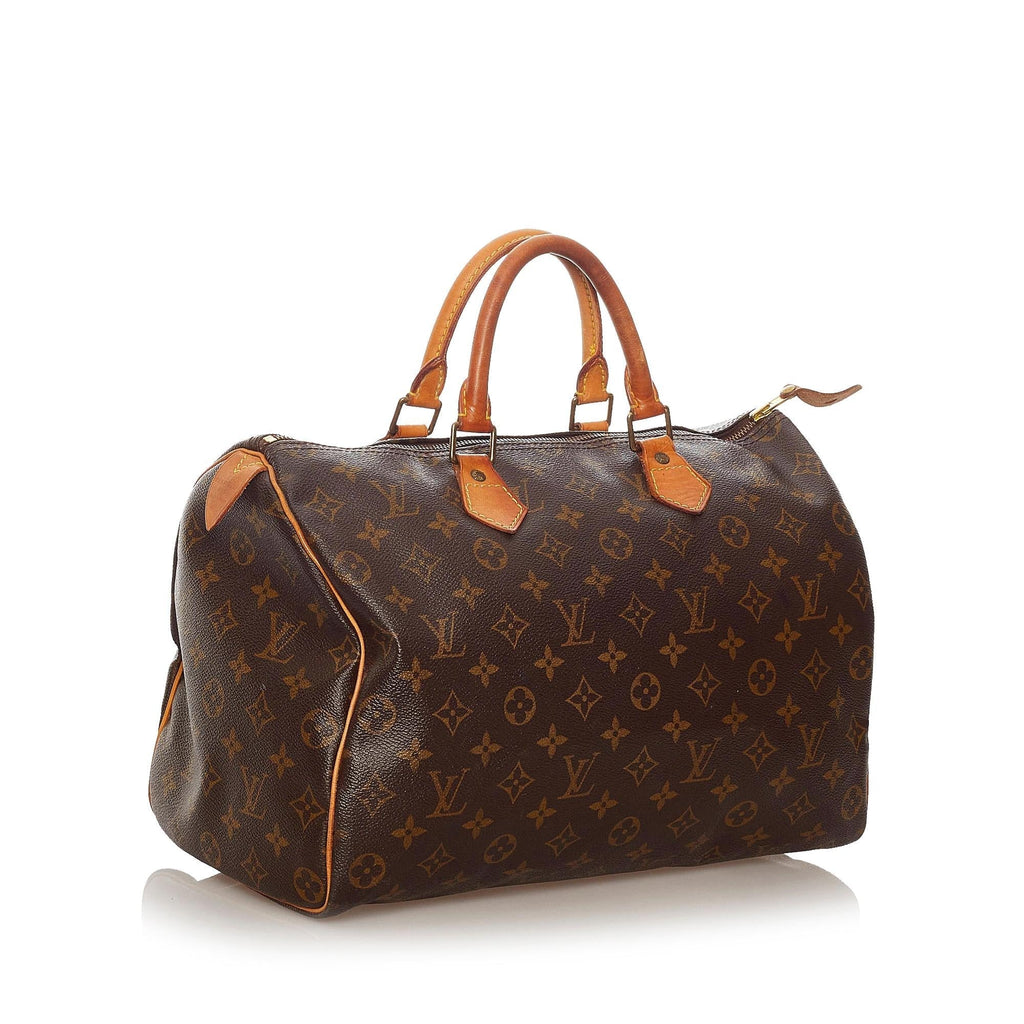 Louis Vuitton Monogram Speedy 35 (SHG-27882)
