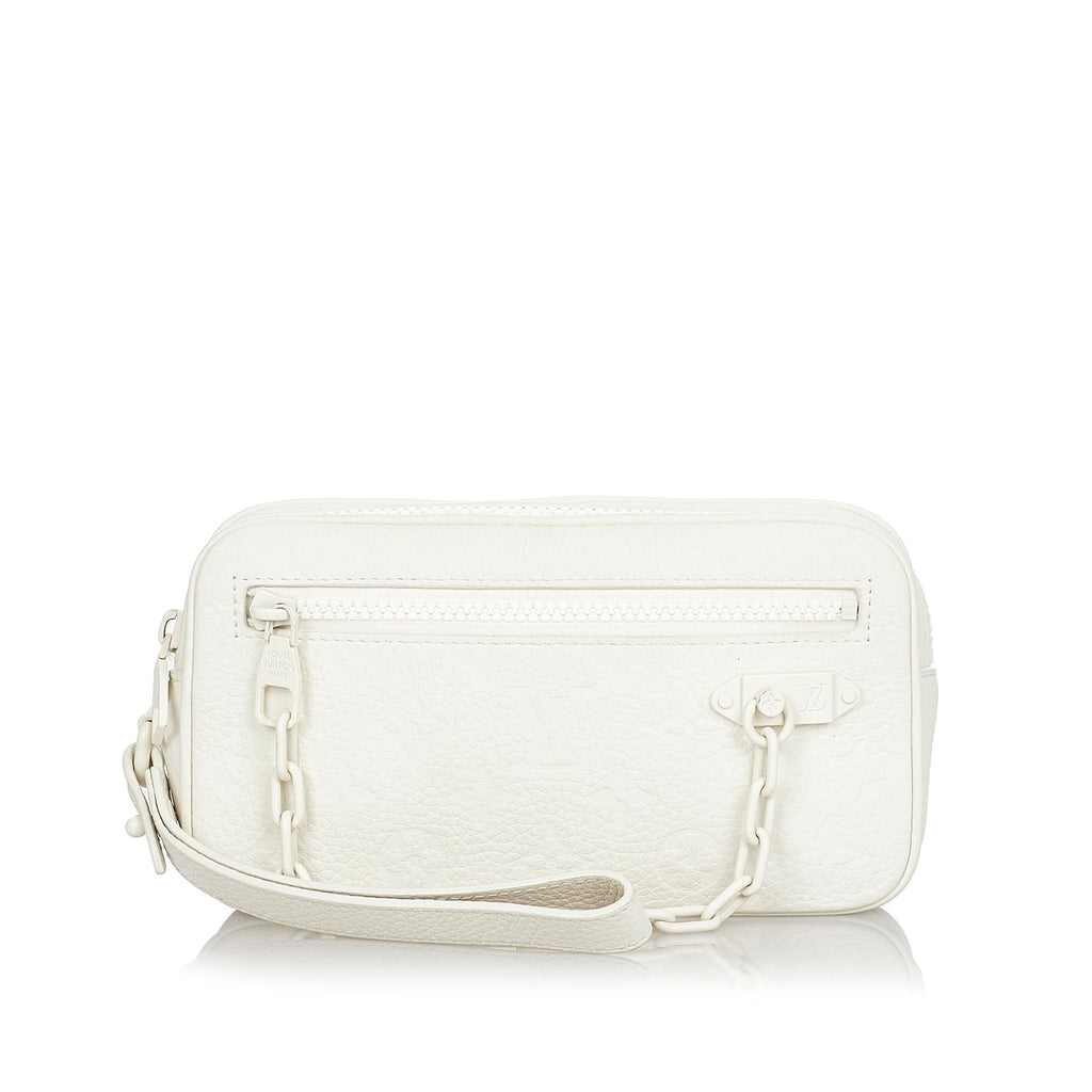 Louis Vuitton Monogram Taurillon Volga Pochette (SHG-24276)