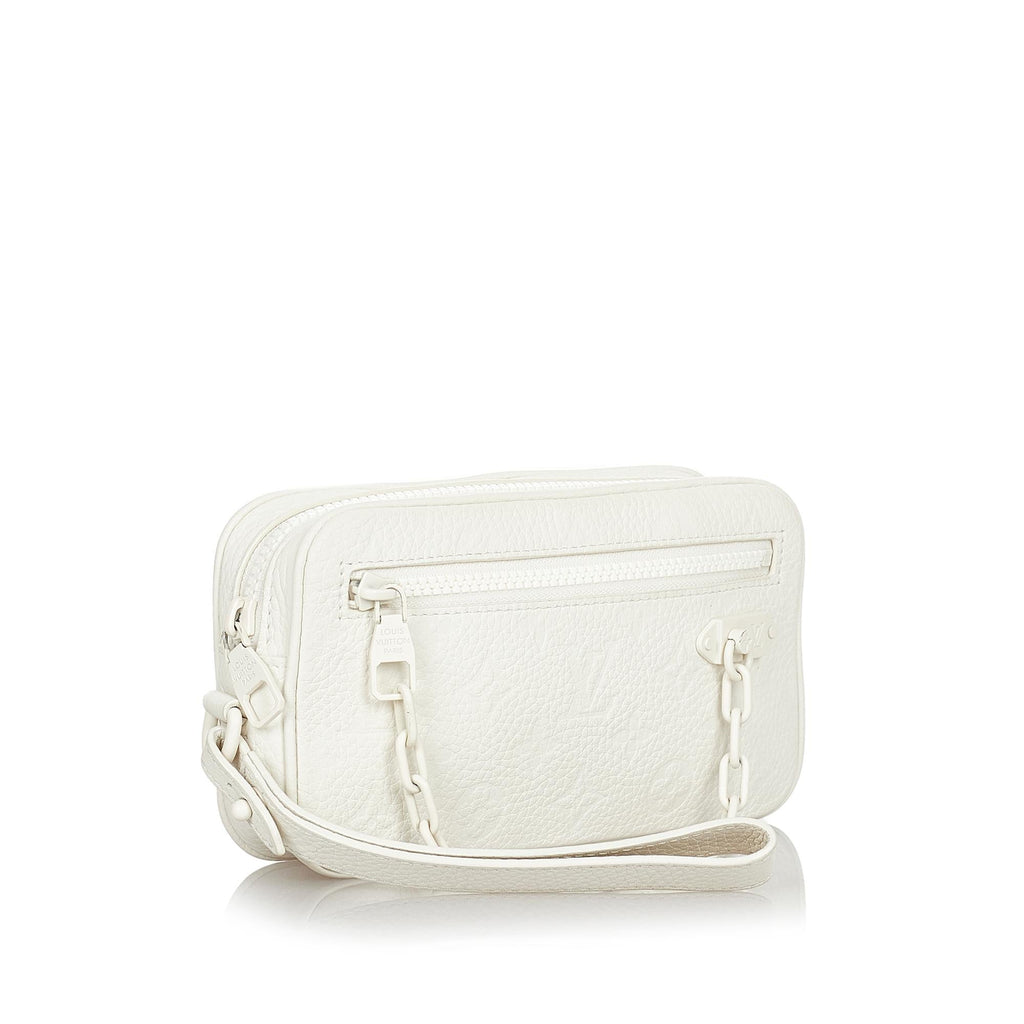 Louis Vuitton Monogram Taurillon Volga Pochette (SHG-24276)