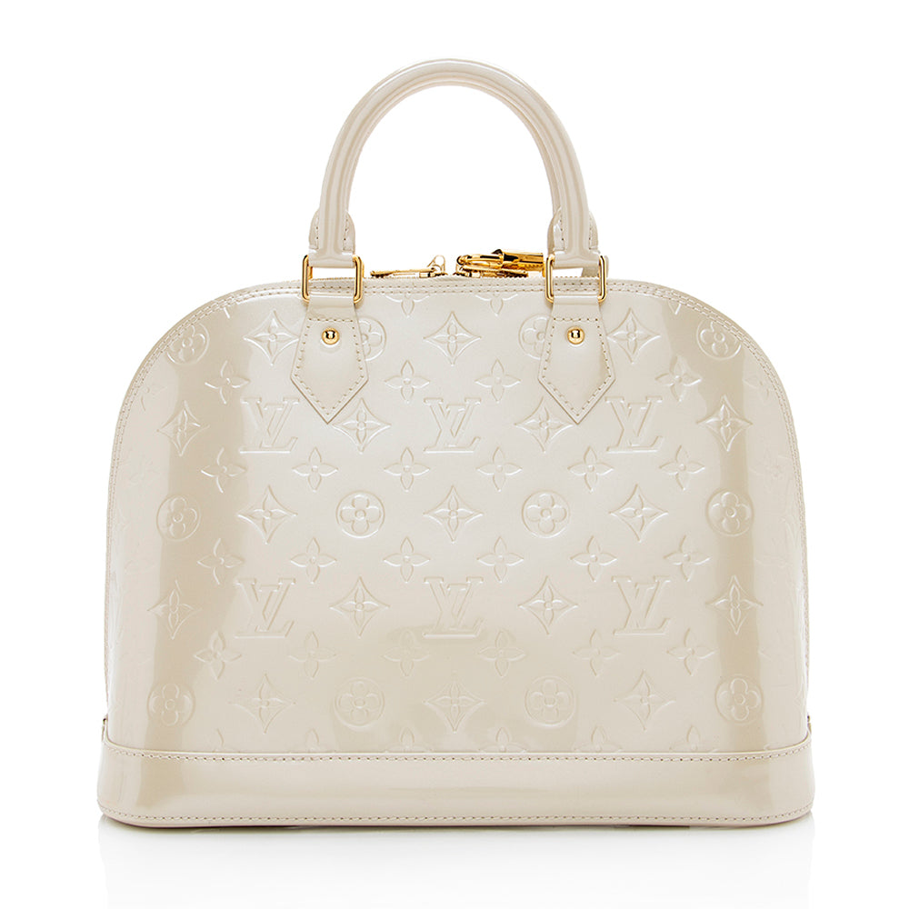 Louis Vuitton Monogram Vernis Alma PM Satchel (SHF-16773)